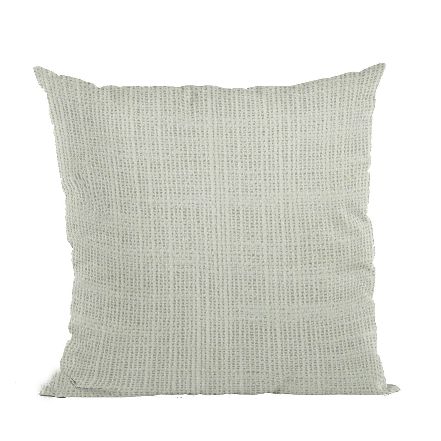 Plutus White Wall Textured Solid, With Open Weave. Luxury Throw Pillow - Plutus Brands