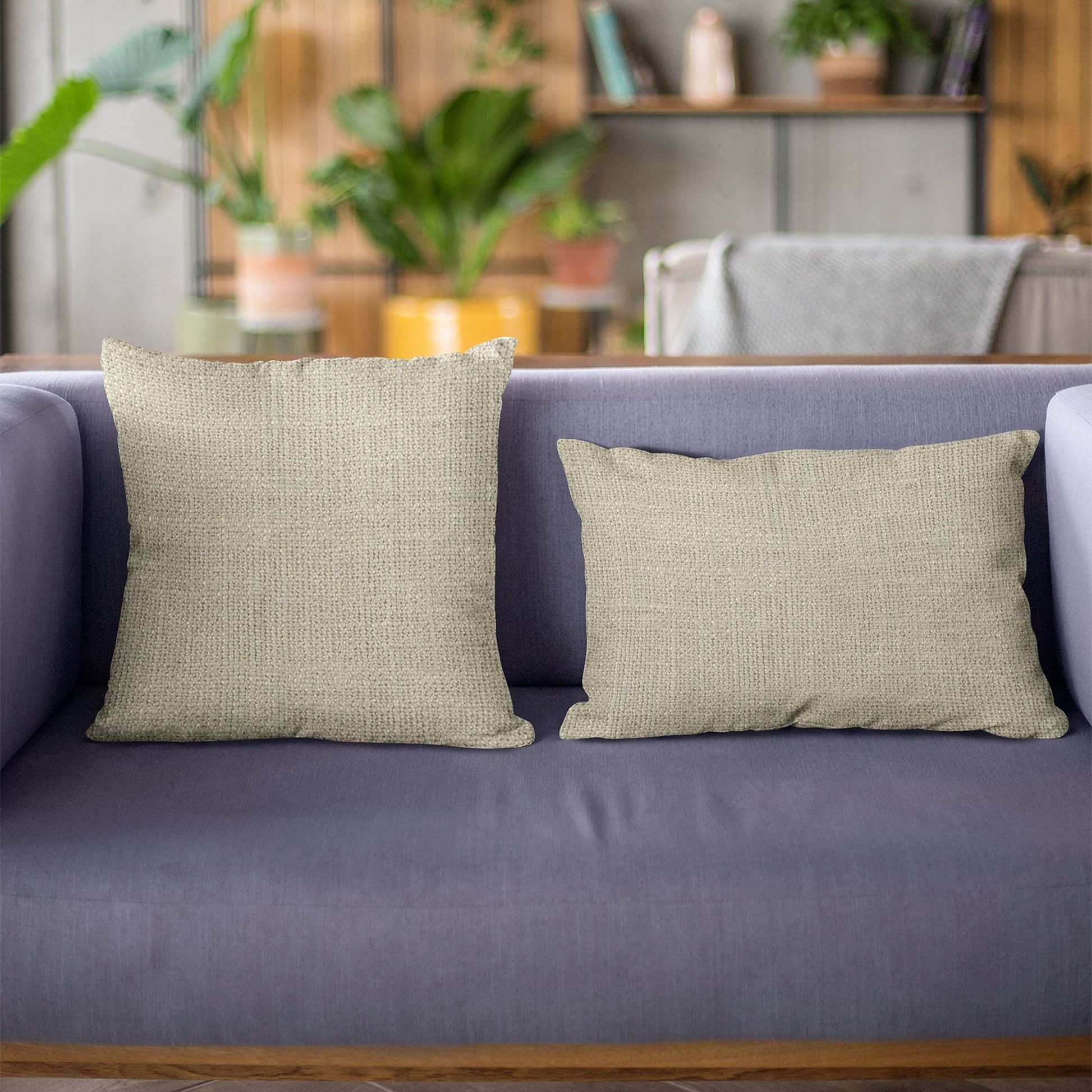 Plutus Travertine Wall Textured Solid, With Open Weave. Luxury Throw Pillow - Plutus Brands