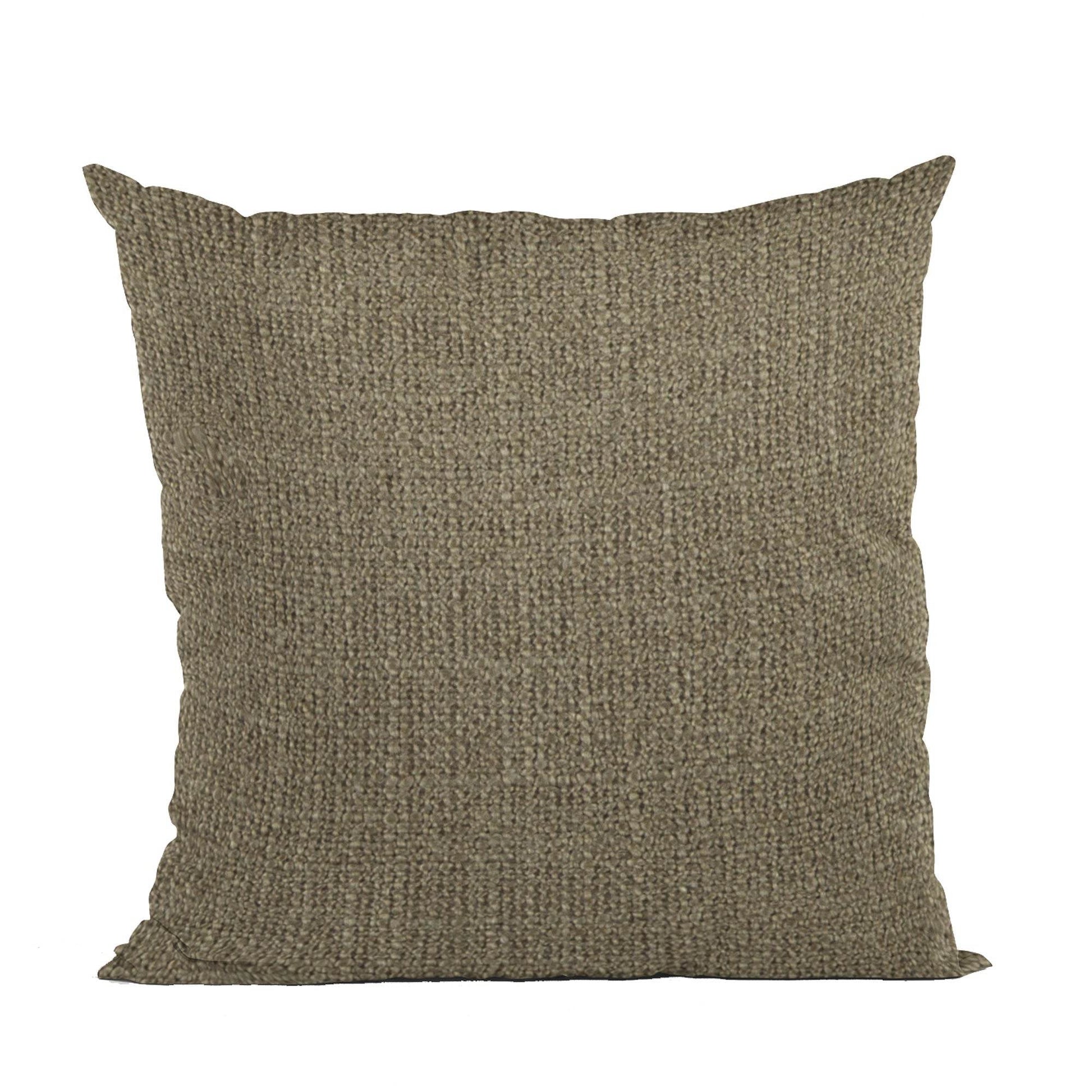 Plutus Hemp Wall Textured Solid, With Open Weave. Luxury Throw Pillow - Plutus Brands