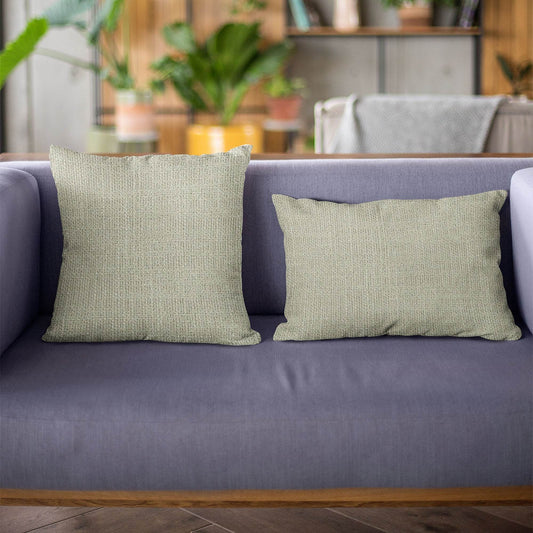 Plutus Flint Wall Textured Solid, With Open Weave. Luxury Throw Pillow - Plutus Brands