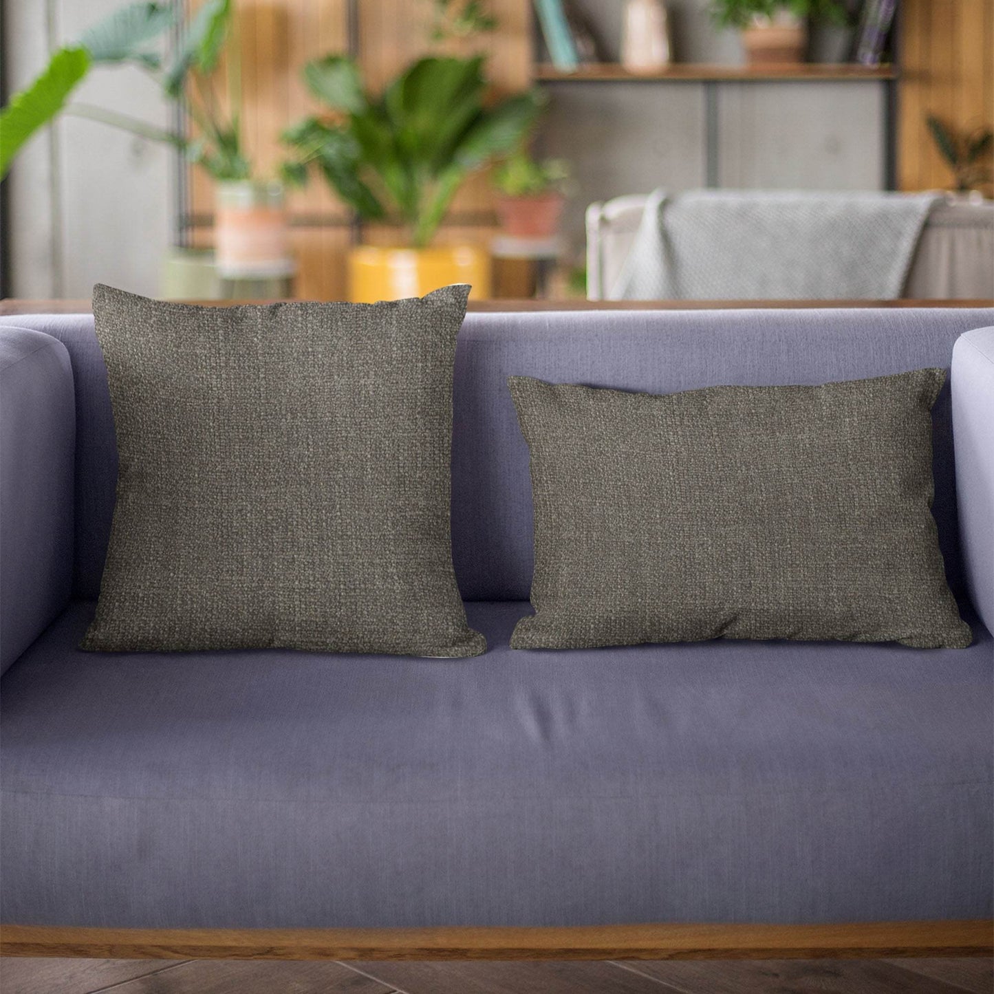 Plutus Mascara Wall Textured Solid, With Open Weave. Luxury Throw Pillow - Plutus Brands