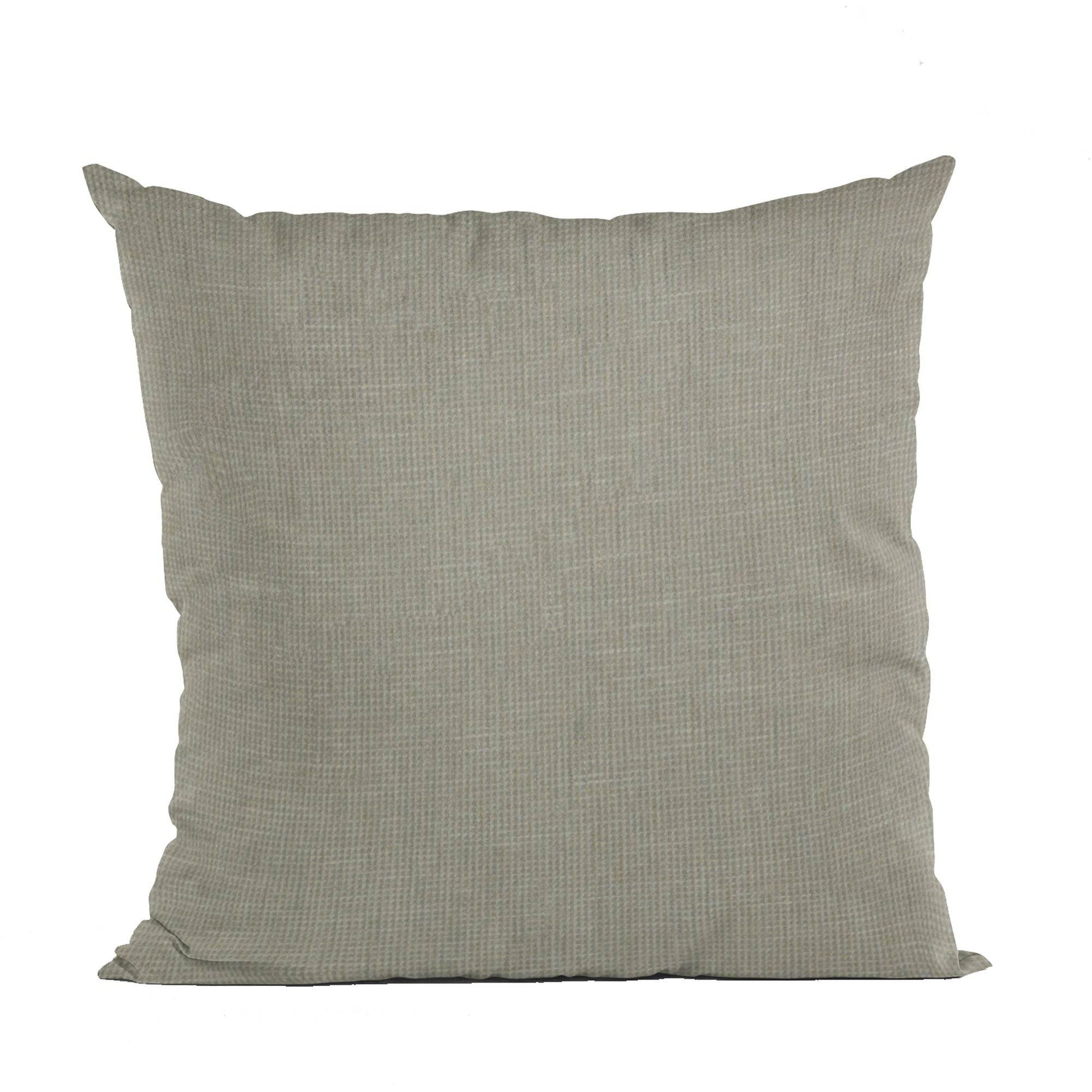 Plutus Travertine Waffle Textured Solid, Sort Of A Waffle Texture Luxury Throw Pillow - Plutus Brands
