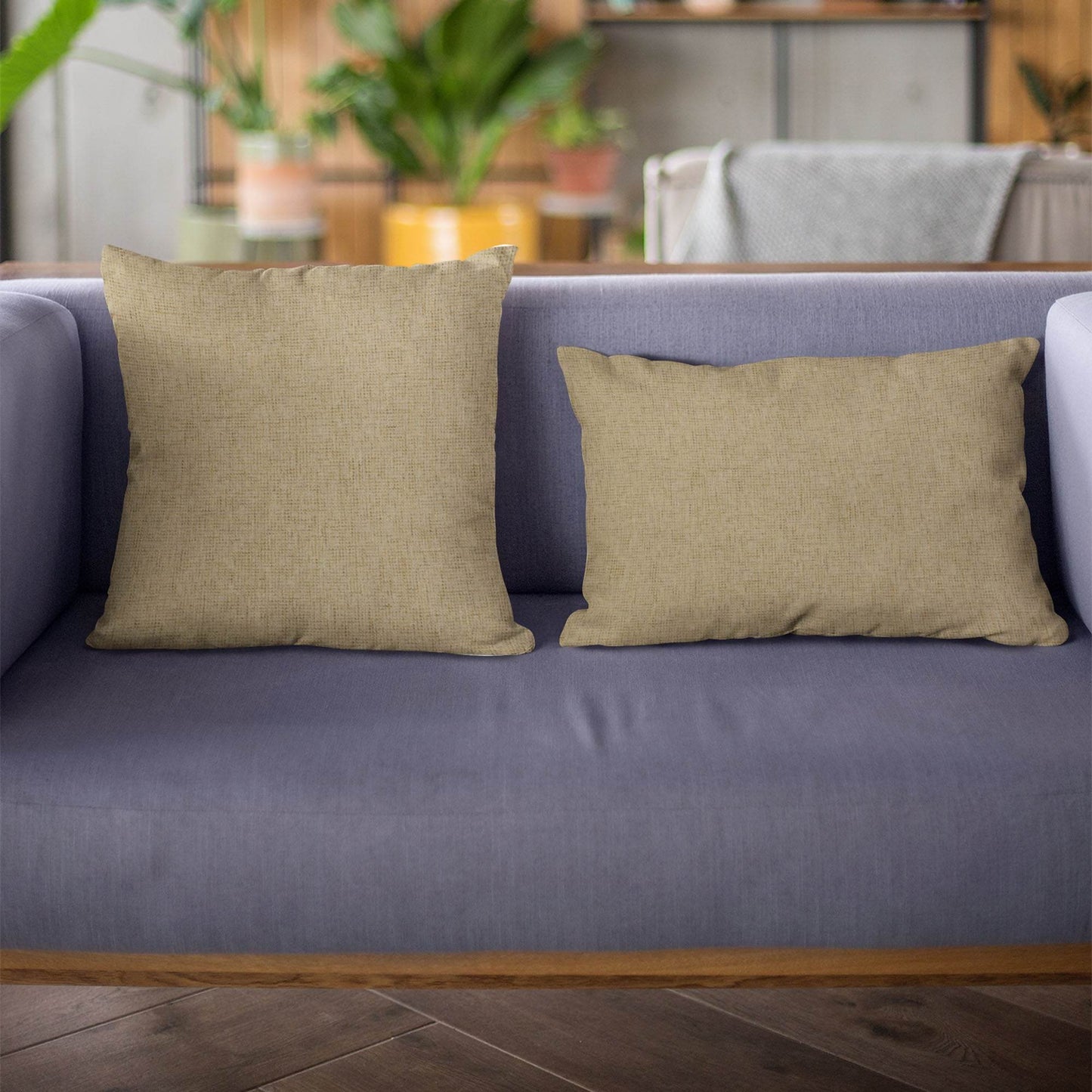 Plutus Safari Waffle Textured Solid, Sort Of A Waffle Texture Luxury Throw Pillow - Plutus Brands