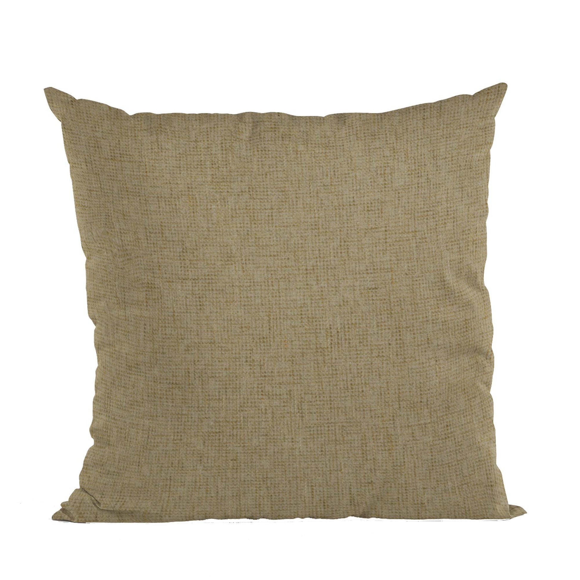 Plutus Safari Waffle Textured Solid, Sort Of A Waffle Texture Luxury Throw Pillow - Plutus Brands