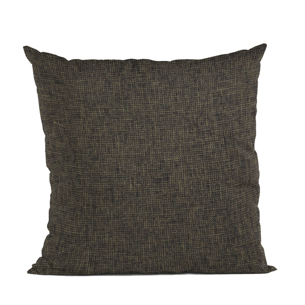 Plutus Espresso Waffle Textured Solid, Sort Of A Waffle Texture Luxury Throw Pillow