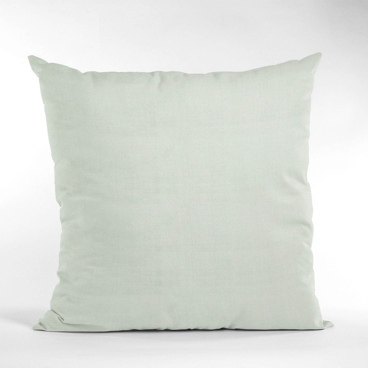 Plutus Baby Blue Solid Shiny Velvet Luxury Throw Pillow - Plutus Brands