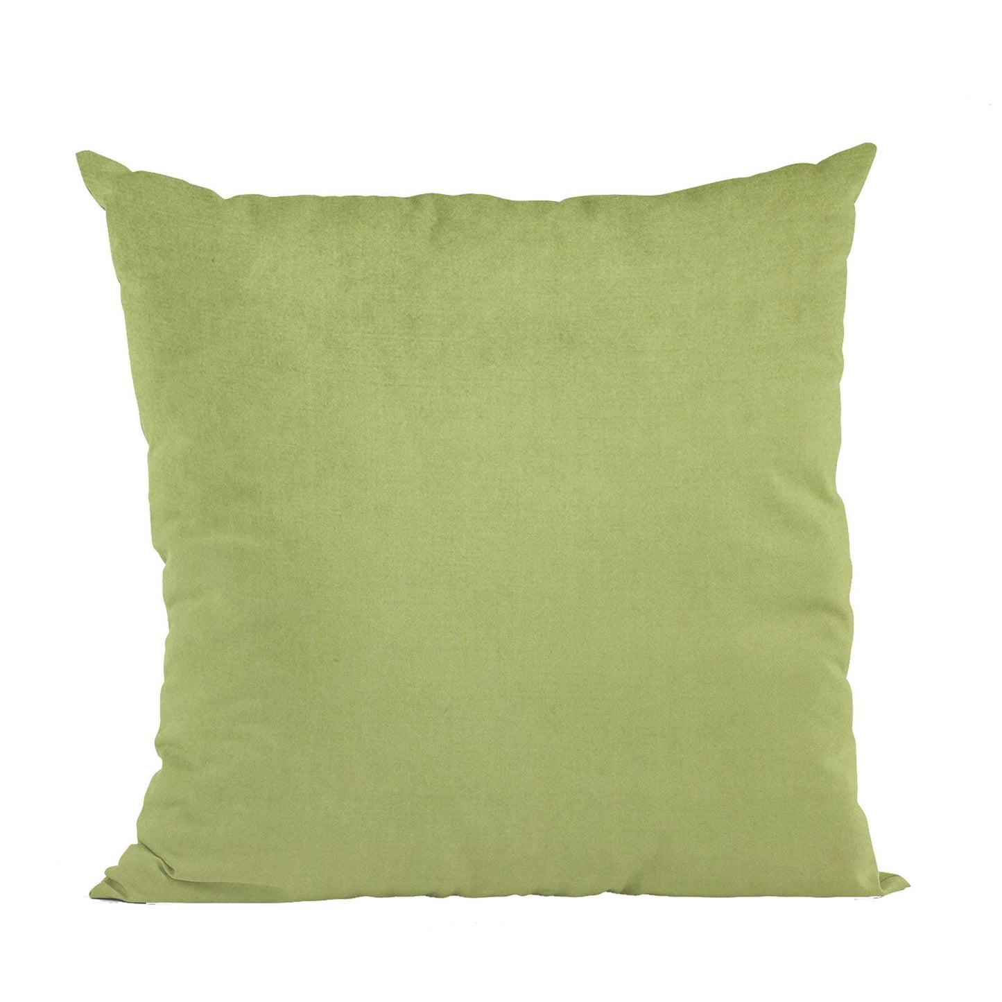 Plutus Lime Solid Shiny Velvet Luxury Throw Pillow - Plutus Brands