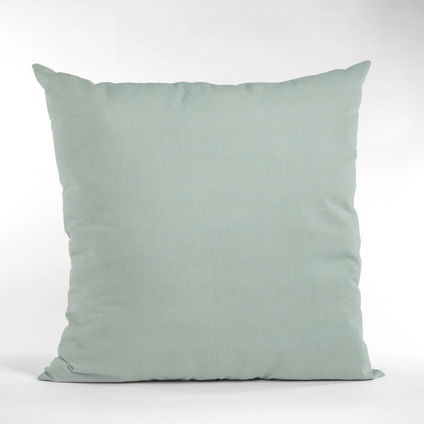 Plutus Aqua Solid Shiny Velvet Luxury Throw Pillow - Plutus Brands