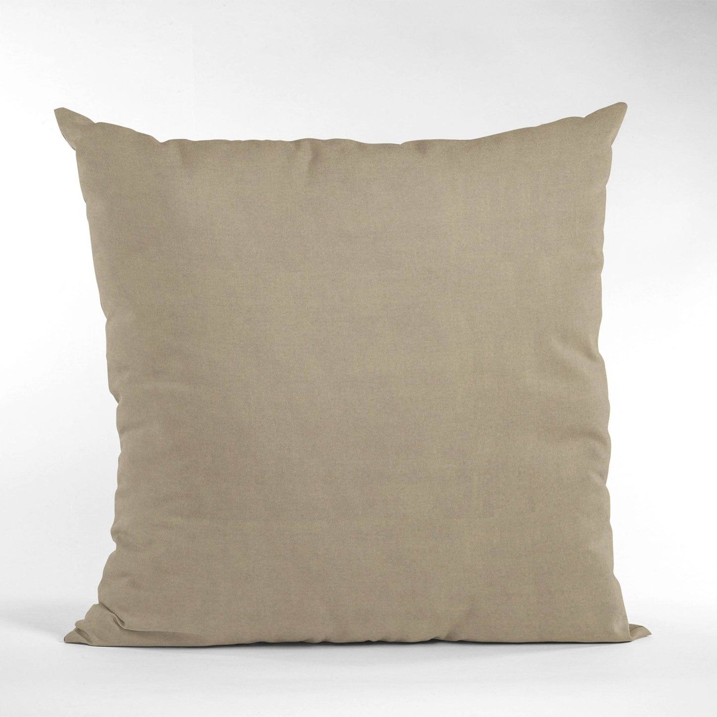 Plutus Brown Solid Shiny Velvet Luxury Throw Pillow - Plutus Brands