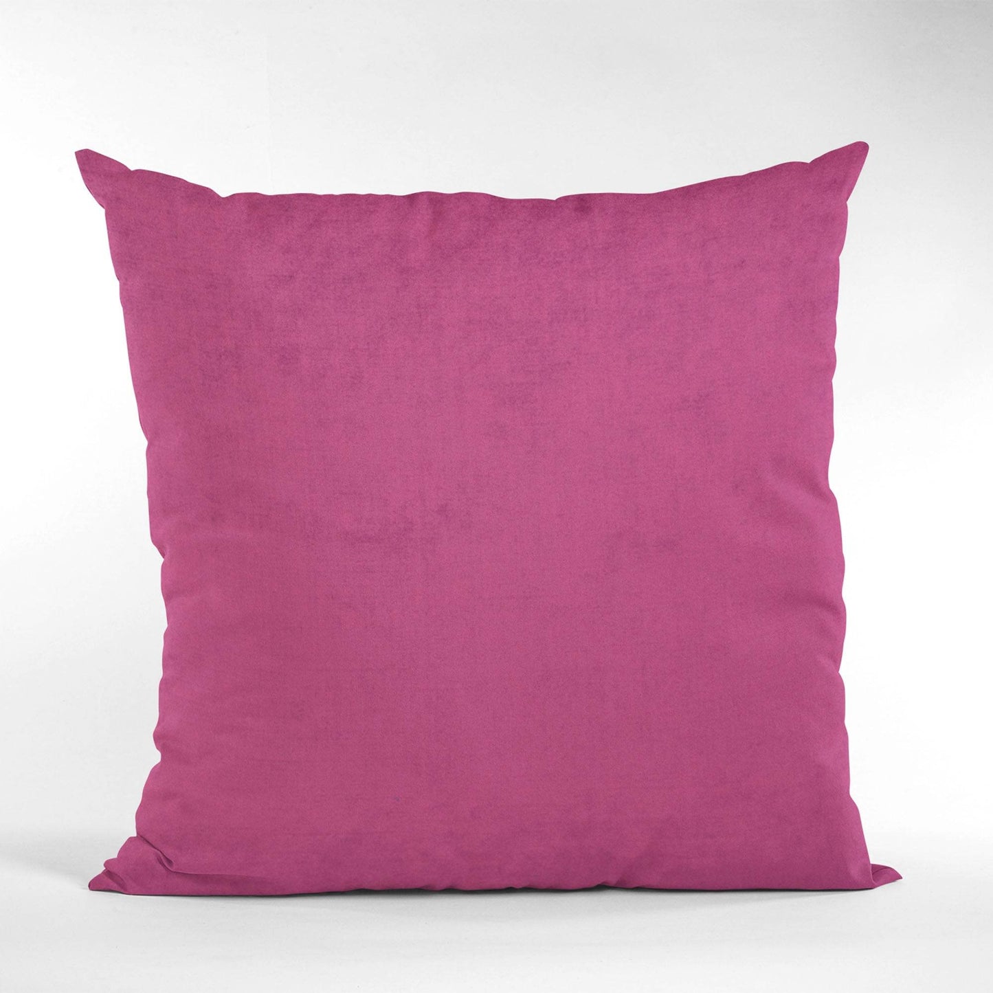 Plutus Pink Solid Shiny Velvet Luxury Throw Pillow - Plutus Brands