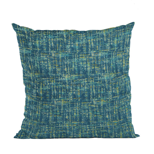 Plutus Sapphire New Planet Cut Velvet Luxury Throw Pillow - Plutus Brands
