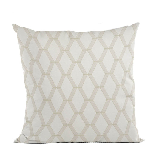 Plutus Pearl Diamond Shiny Fabric With Embroydery Luxury Throw Pillow - Plutus Brands