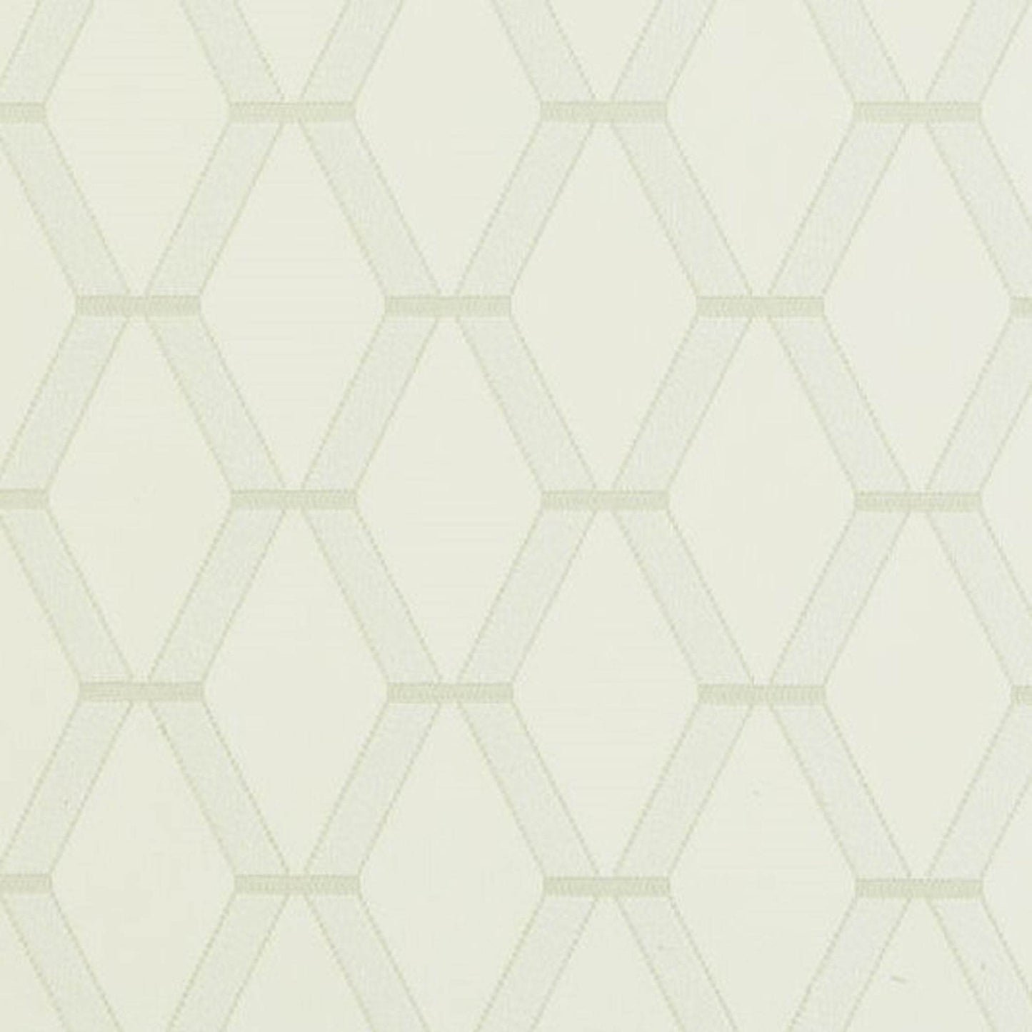 Plutus Vanilla Diamond Shiny Fabric With Embroydery Luxury Throw Pillow - Plutus Brands