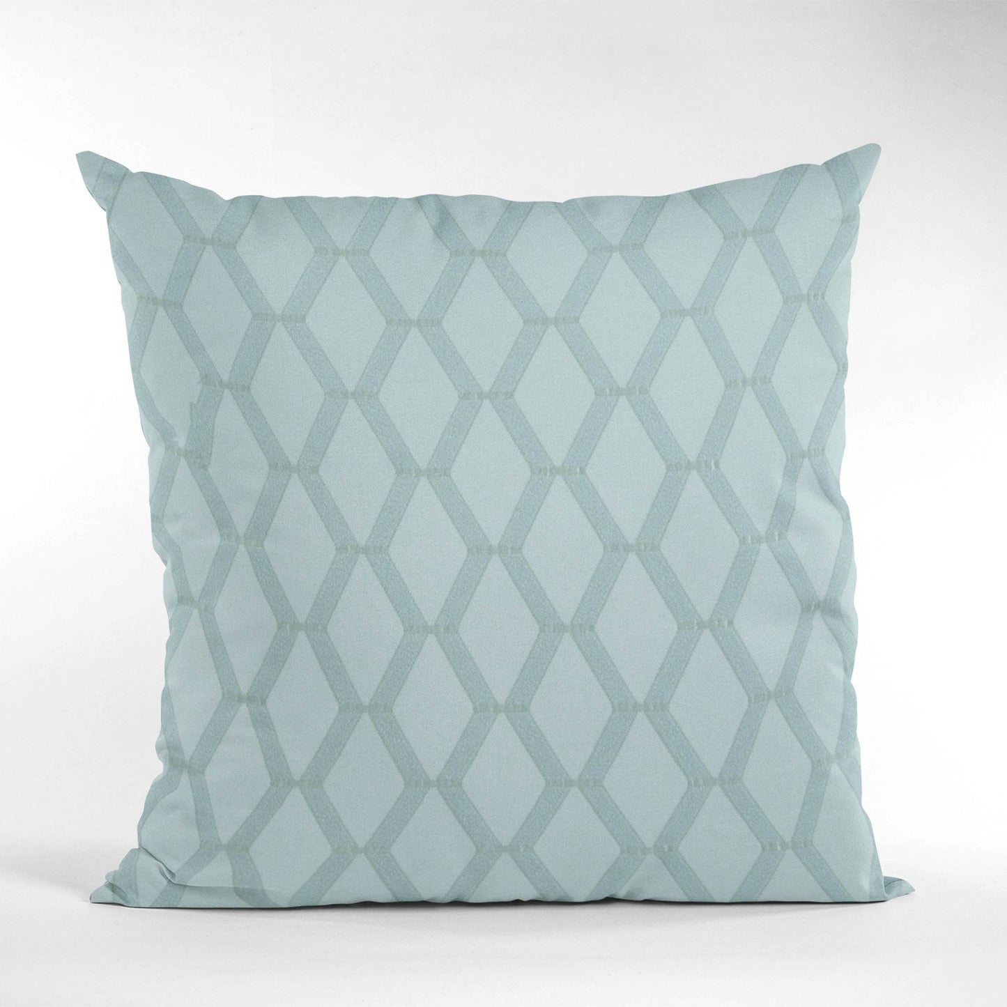 Plutus Serenity Diamond Shiny Fabric With Embroydery Luxury Throw Pillow - Plutus Brands