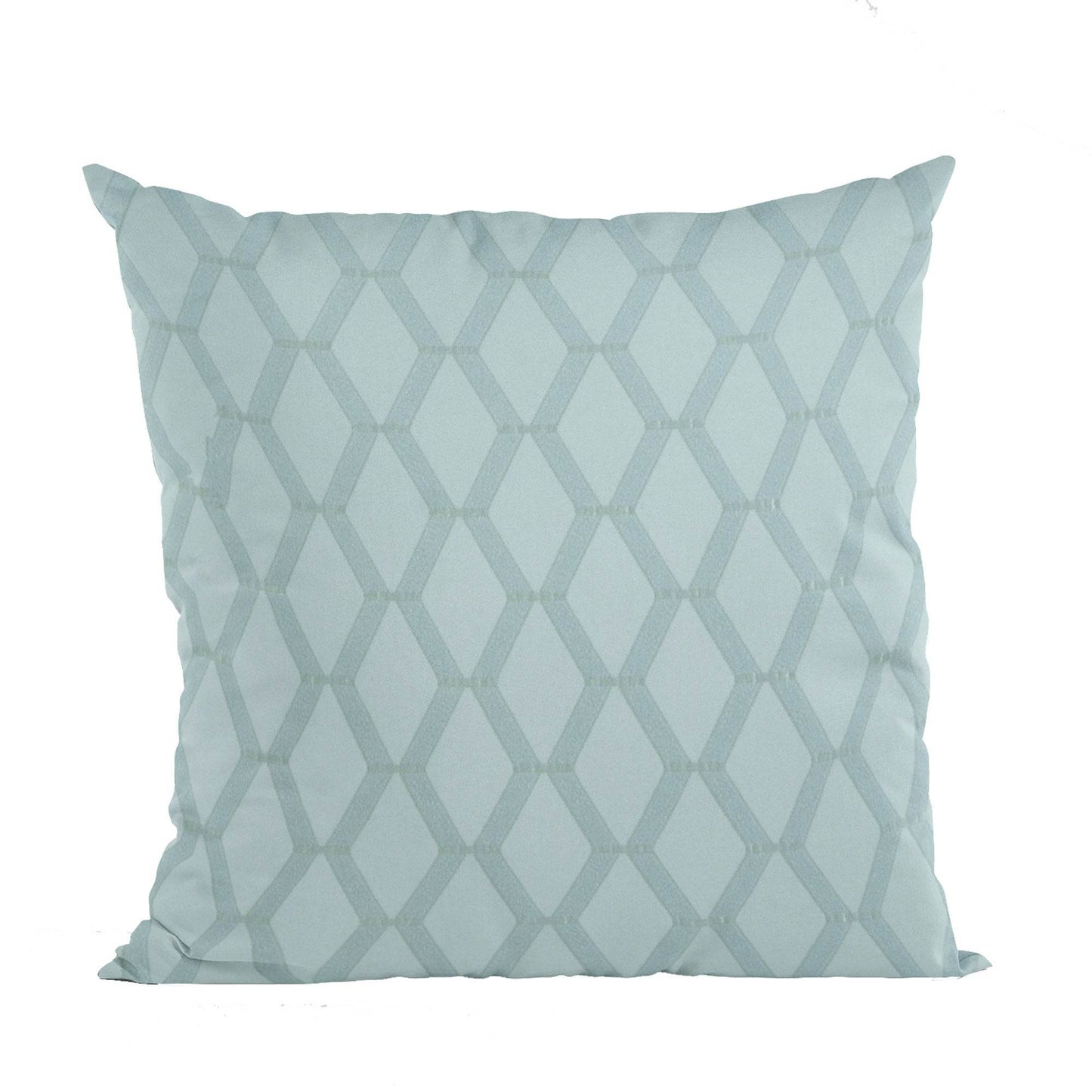 Plutus Serenity Diamond Shiny Fabric With Embroydery Luxury Throw Pillow - Plutus Brands