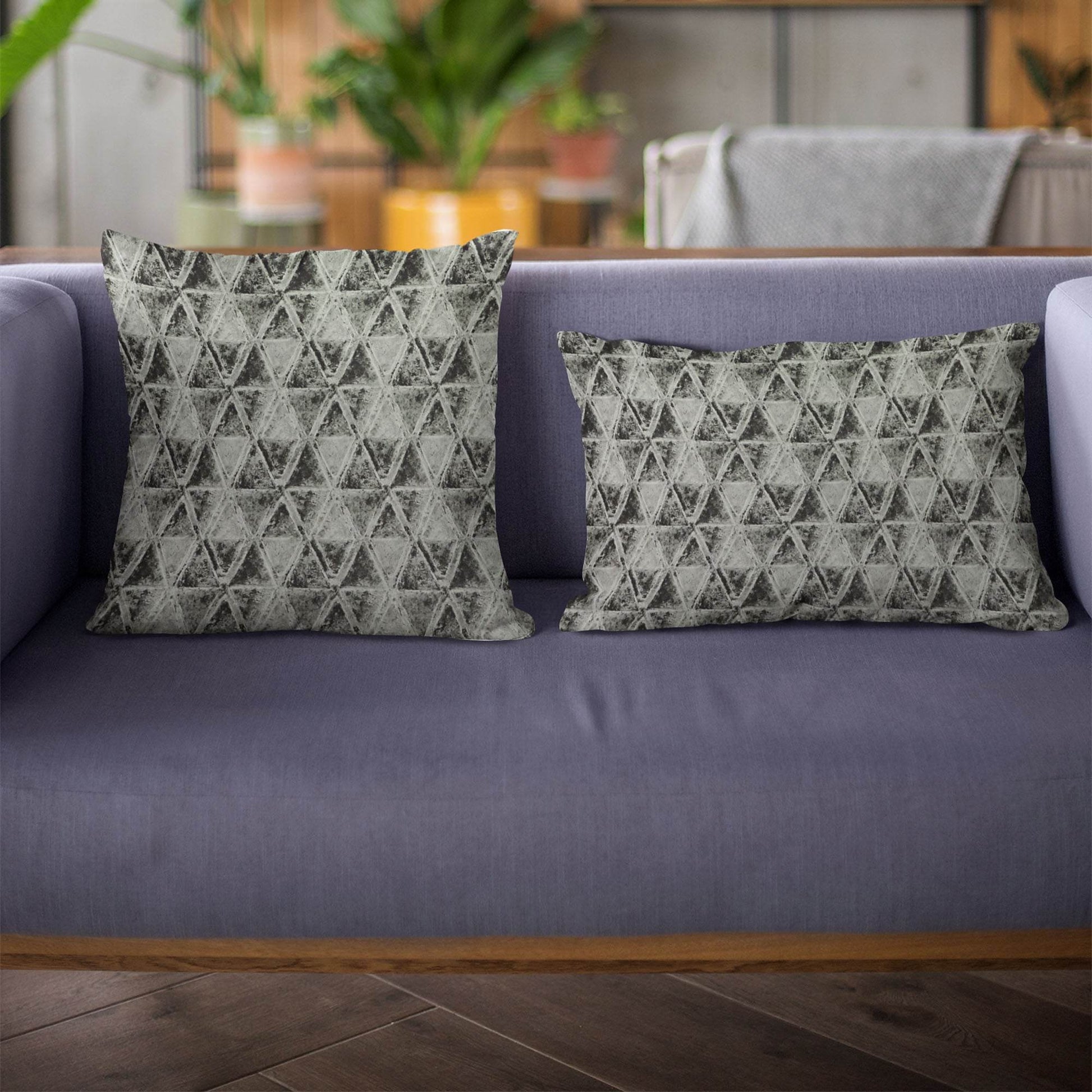 Plutus Noir Stars Velvet With Foil Printing Luxury Throw Pillow - Plutus Brands