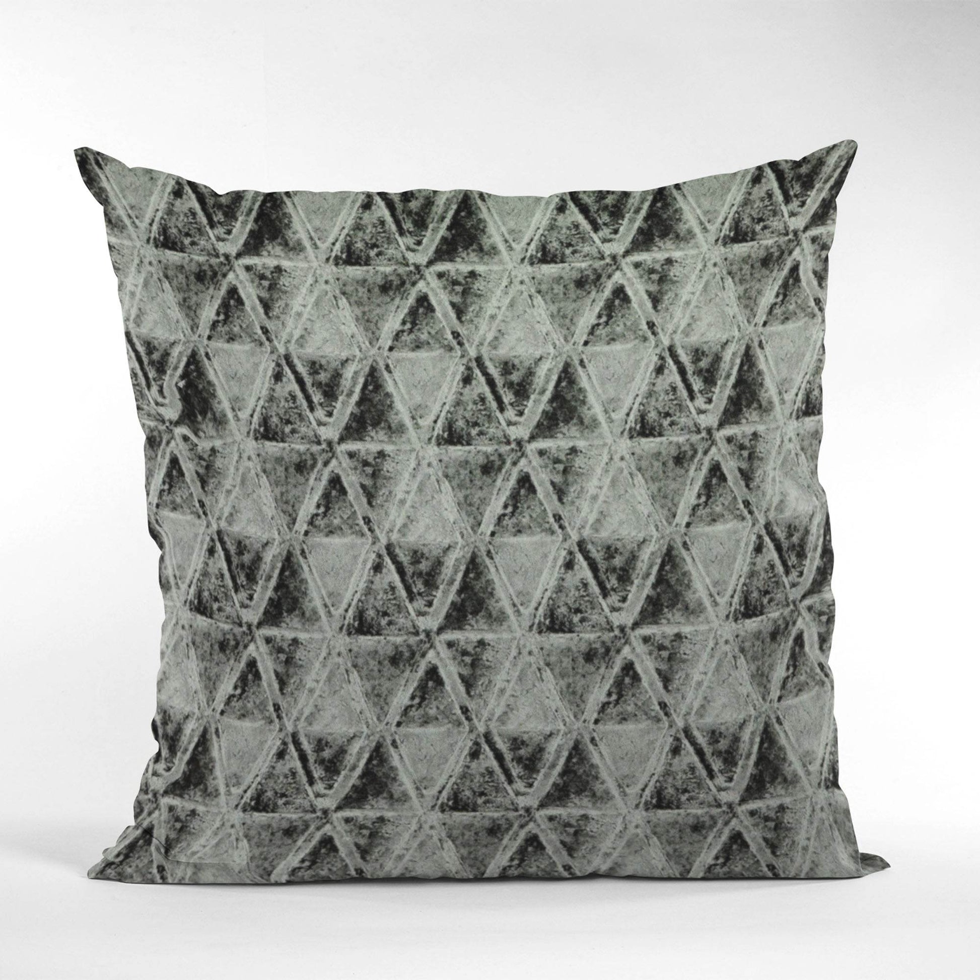 Plutus Noir Stars Velvet With Foil Printing Luxury Throw Pillow - Plutus Brands