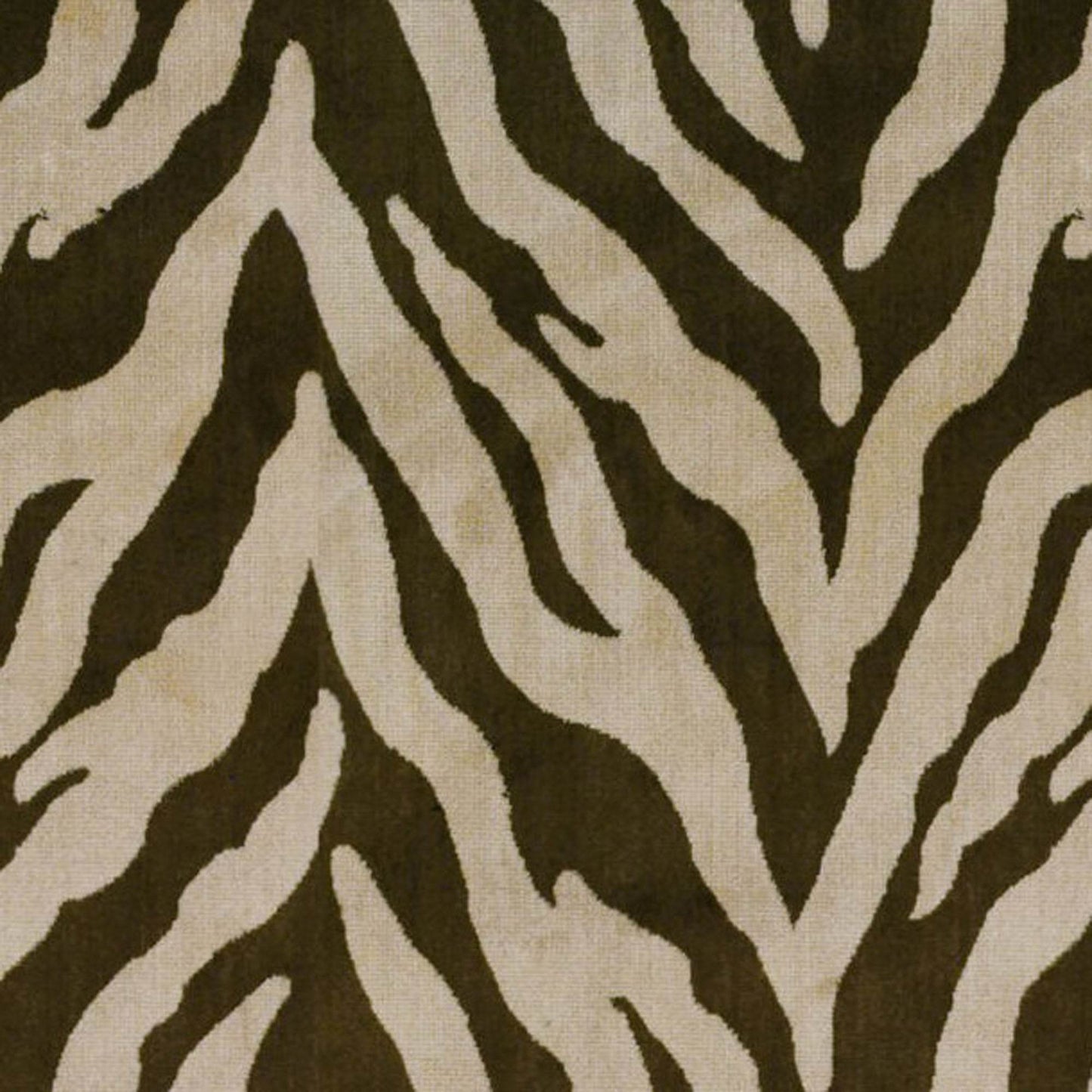 Plutus Tribal Zebra Zebra Print Velvet Luxury Throw Pillow - Plutus Brands