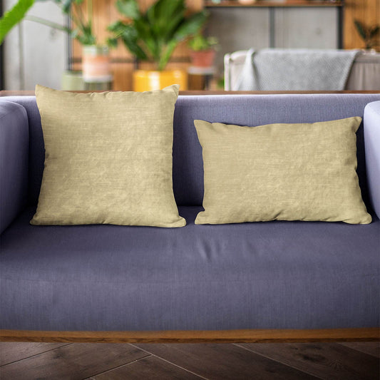 Plutus Golden Lux Velvet Shiny Velvet Luxury Throw Pillow - Plutus Brands