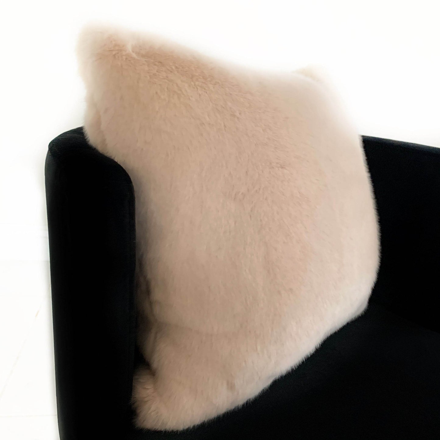 Plutus Pink Plush Animal Faux Fur Luxury Throw Pillow - Plutus Brands