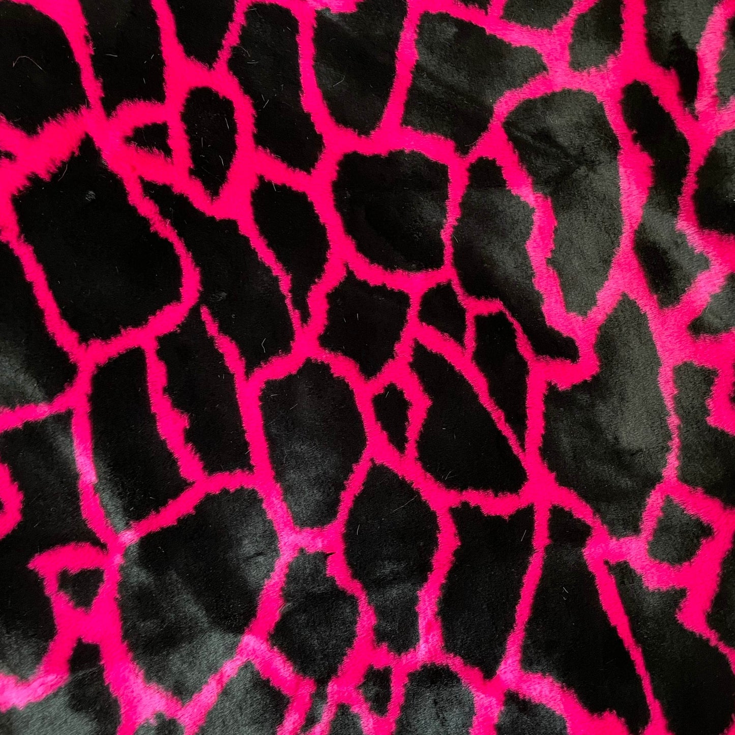 Plutus Pink Black Plush Faux Fur Luxury Throw Blanket - Plutus Brands