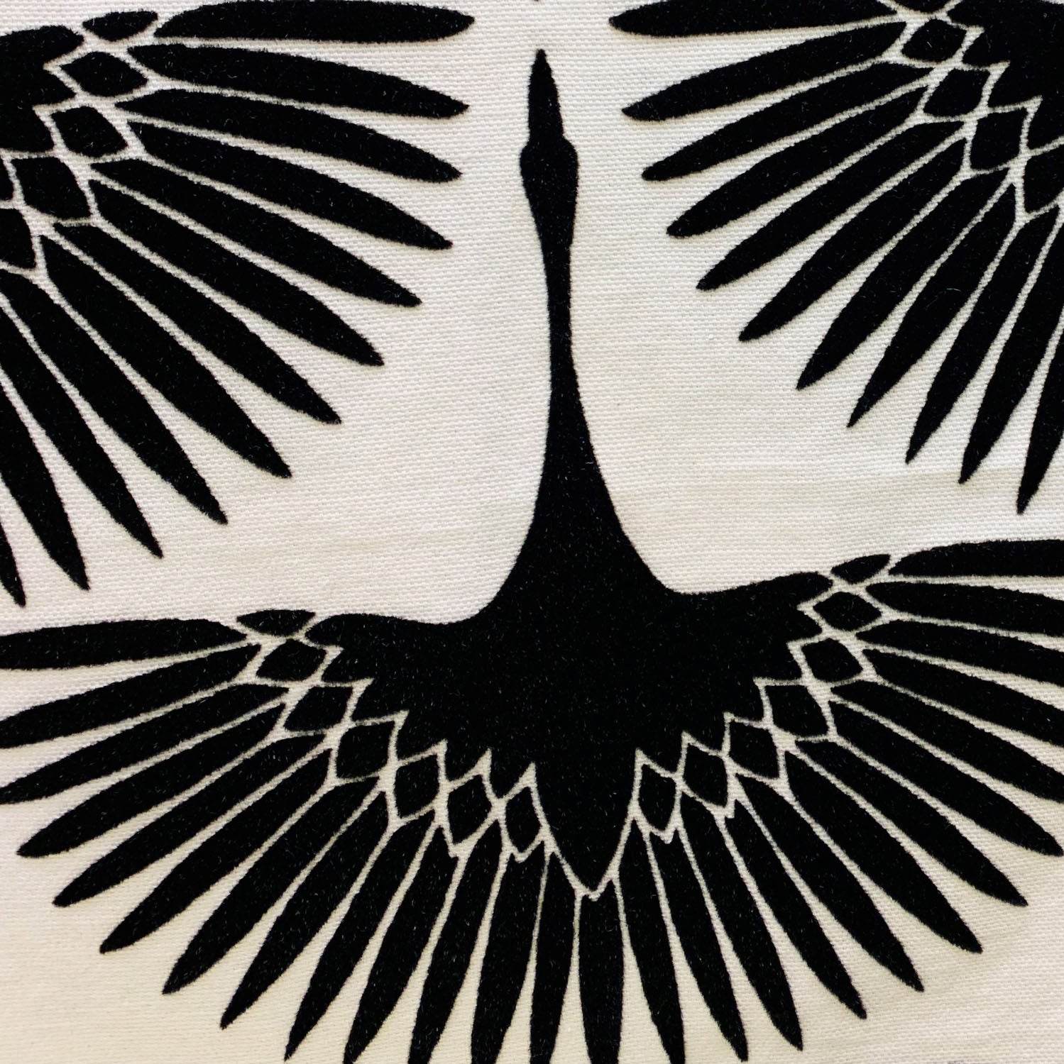 Black Swan Black Animal Motif Luxury Throw Pillow - Plutus Brands