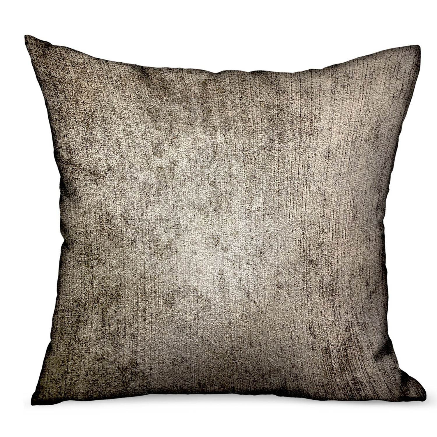 Harbor Sky Brown Solid Luxury Outdoor/Indoor Throw Pillow - Plutus Brands