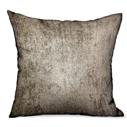 Harbor Sky Brown Solid Luxury Outdoor/Indoor Throw Pillow - Plutus Brands