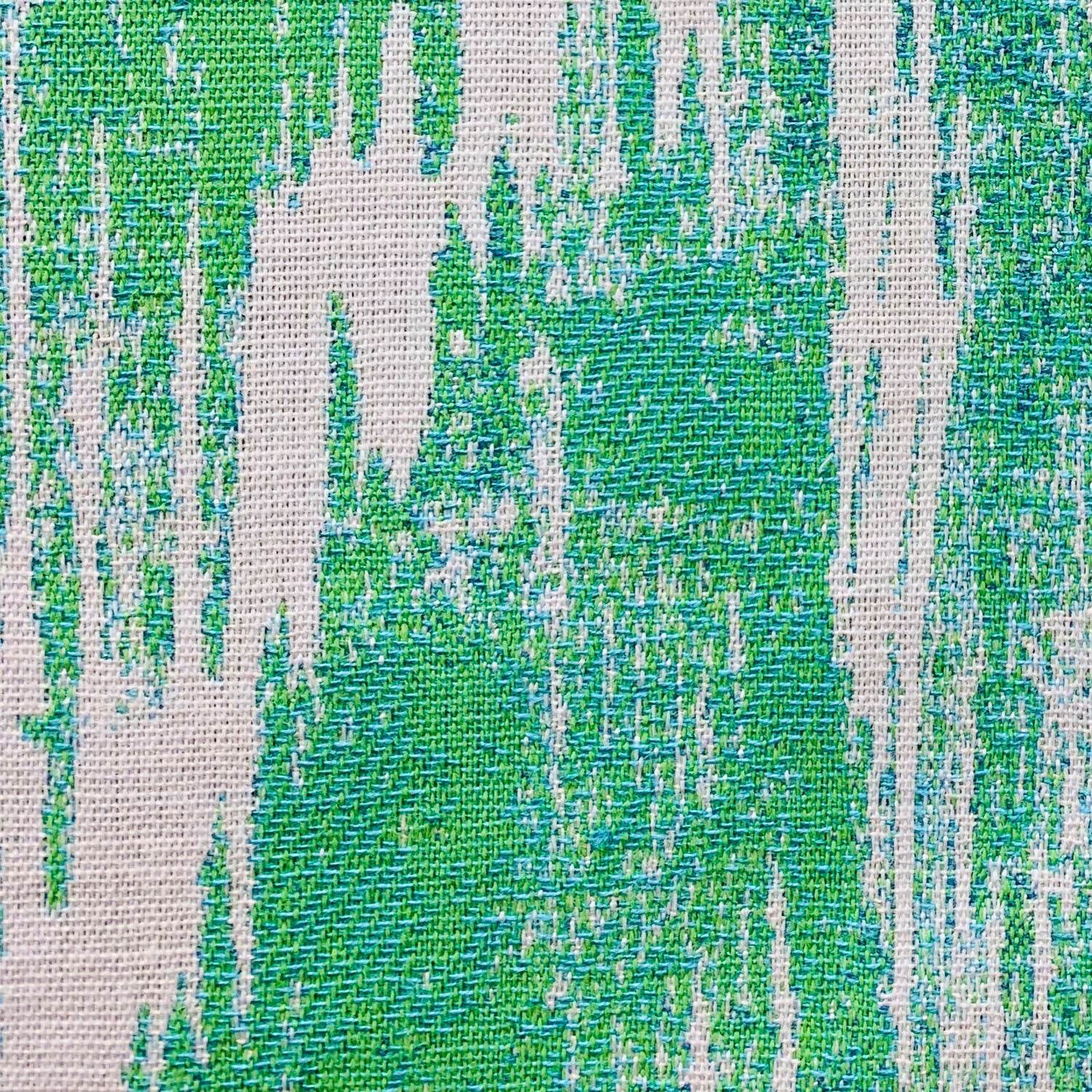 Green Avalanche Green Ikat Luxury Outdoor/Indoor Throw Pillow - Plutus Brands