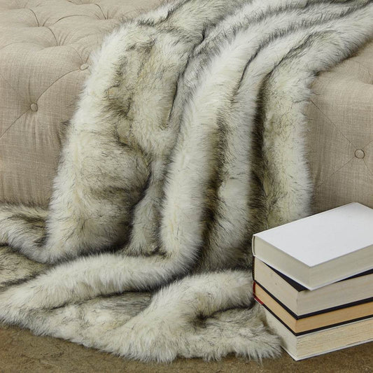 Polar Bear Faux Fur Luxury Throw - Plutus Brands