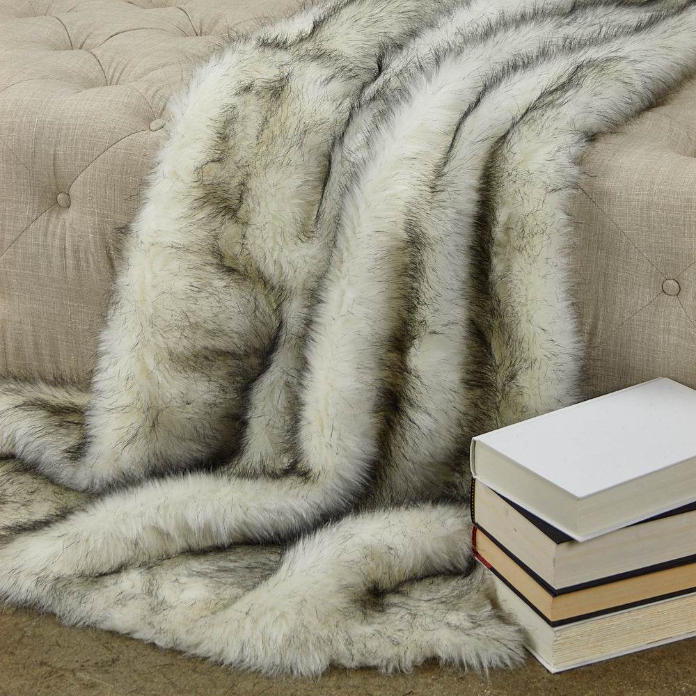 Polar Bear Faux Fur Luxury Throw - Plutus Brands