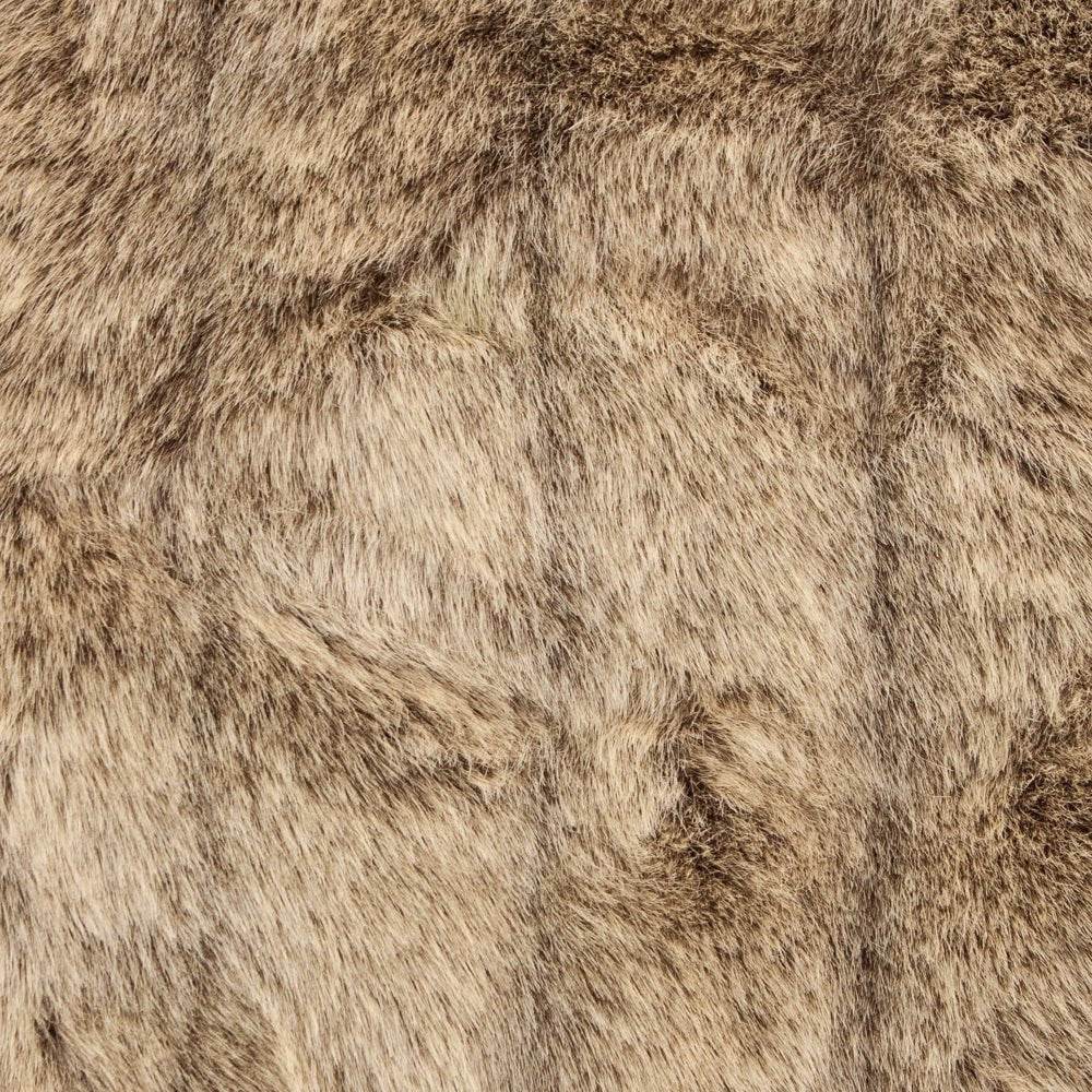 Frost Mink Light Brown Faux Fur Luxury Throw - Plutus Brands