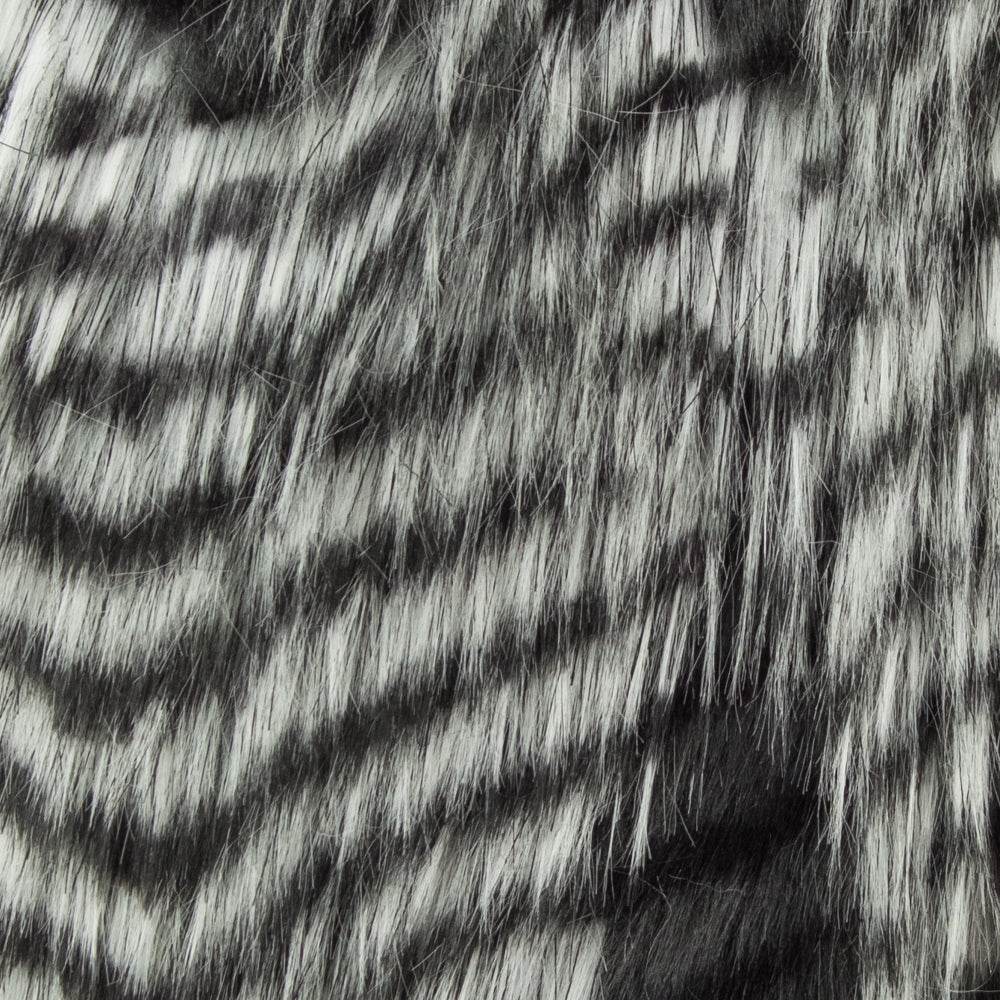 Porcupine Grey and Silver Faux Fur Luxury Throw - Plutus Brands