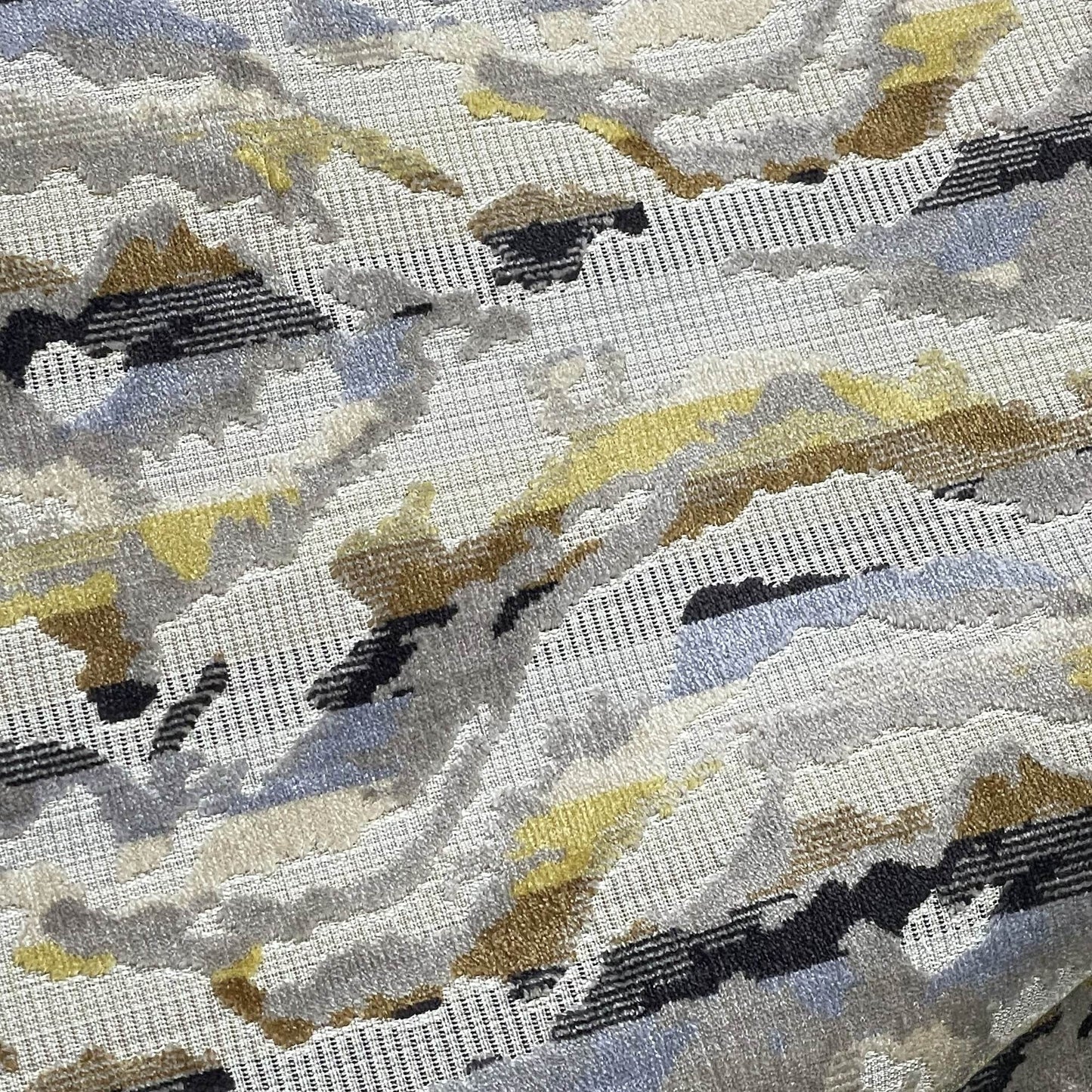 Plutus Velvet Crest Black, Gray, Citrine Handmade Luxury Pillow - Plutus Brands