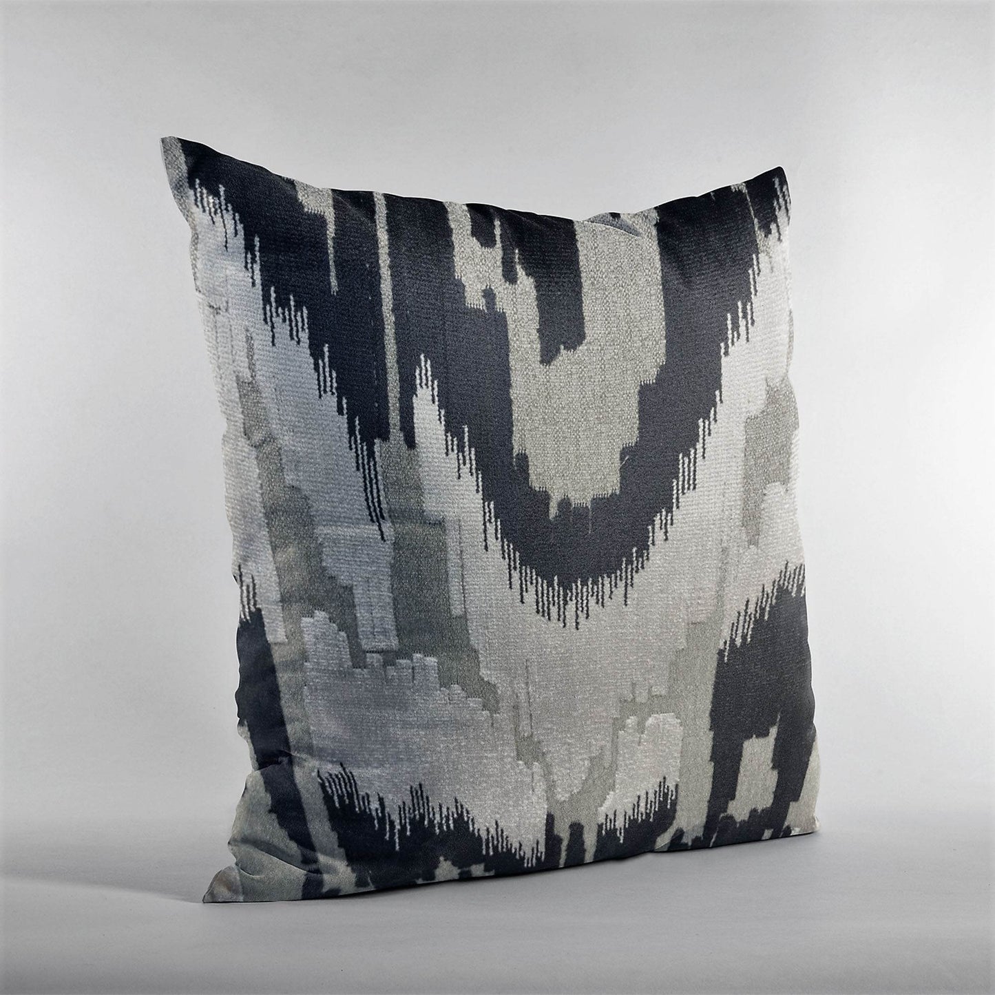 Plutus Velvet Glamour Black, Gray, Cream Handmade Luxury Pillow - Plutus Brands