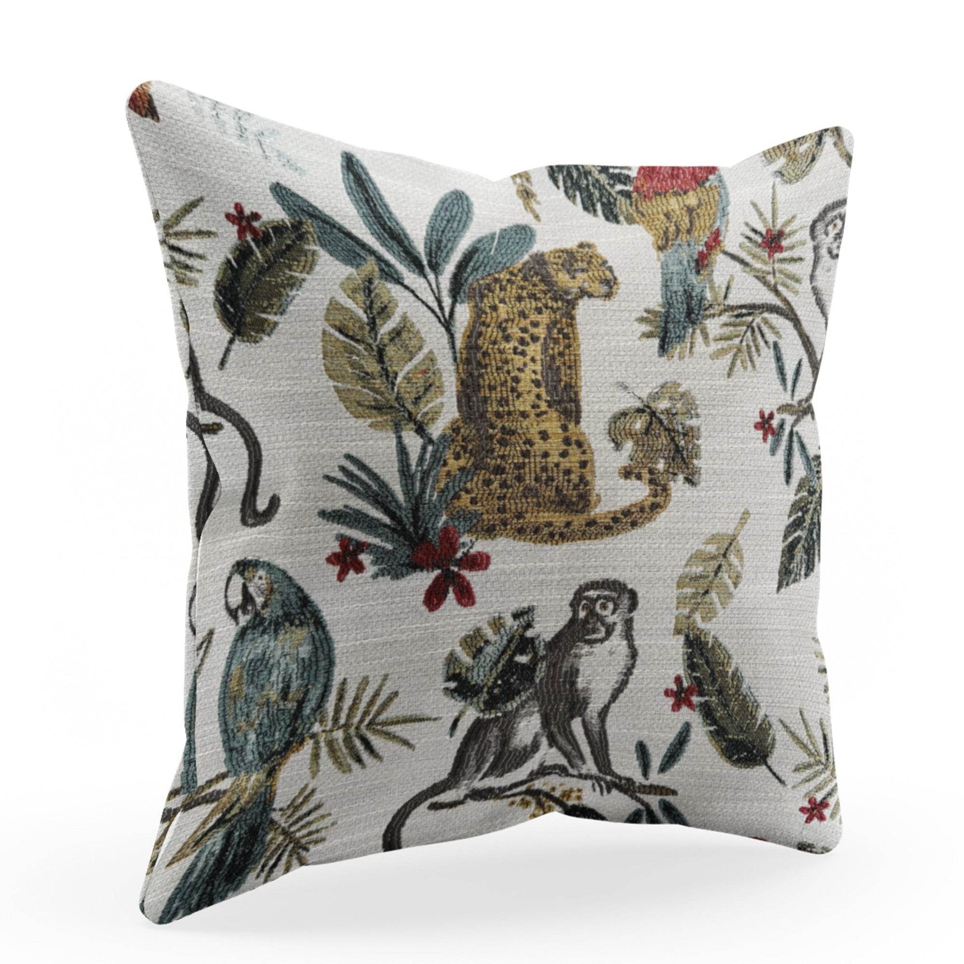 Plutus Multi-Color Jungle Animal Luxury Throw Pillow - Plutus Brands