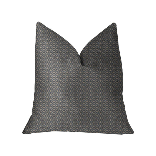 Cleopatra Blue and Gold Luxury Throw Pillow - Plutus Brands