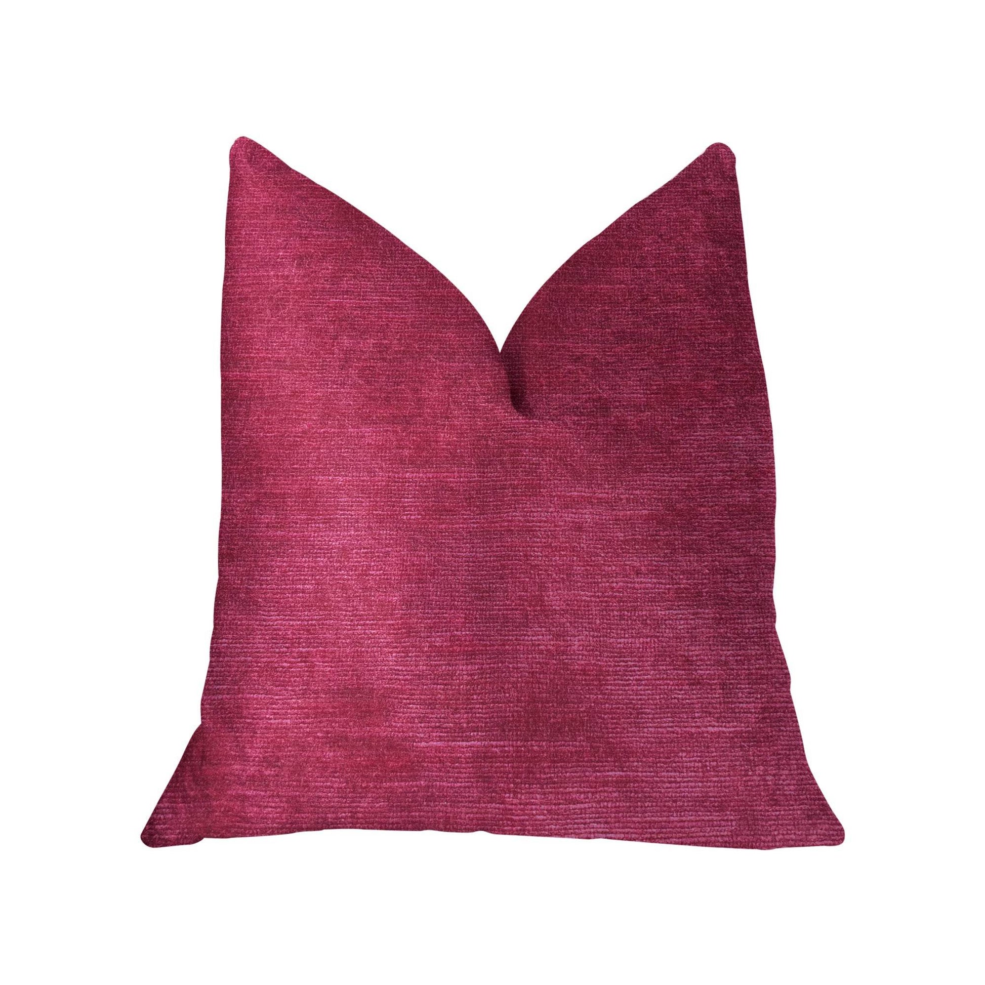 Lady Fuschia Pink Luxury Throw Pillow - Plutus Brands