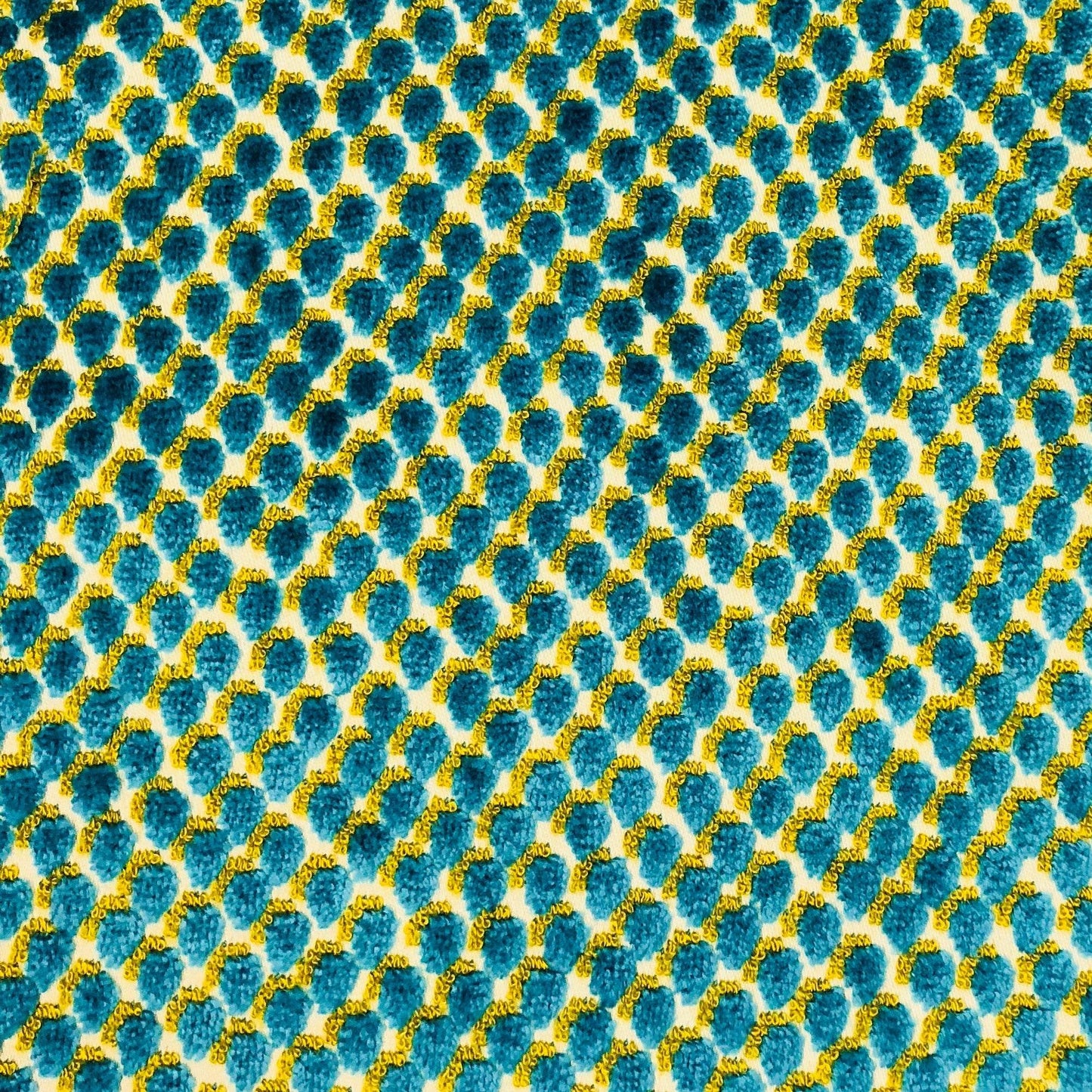 Sea Green Iota Turquoise Luxury Throw Pillow - Plutus Brands