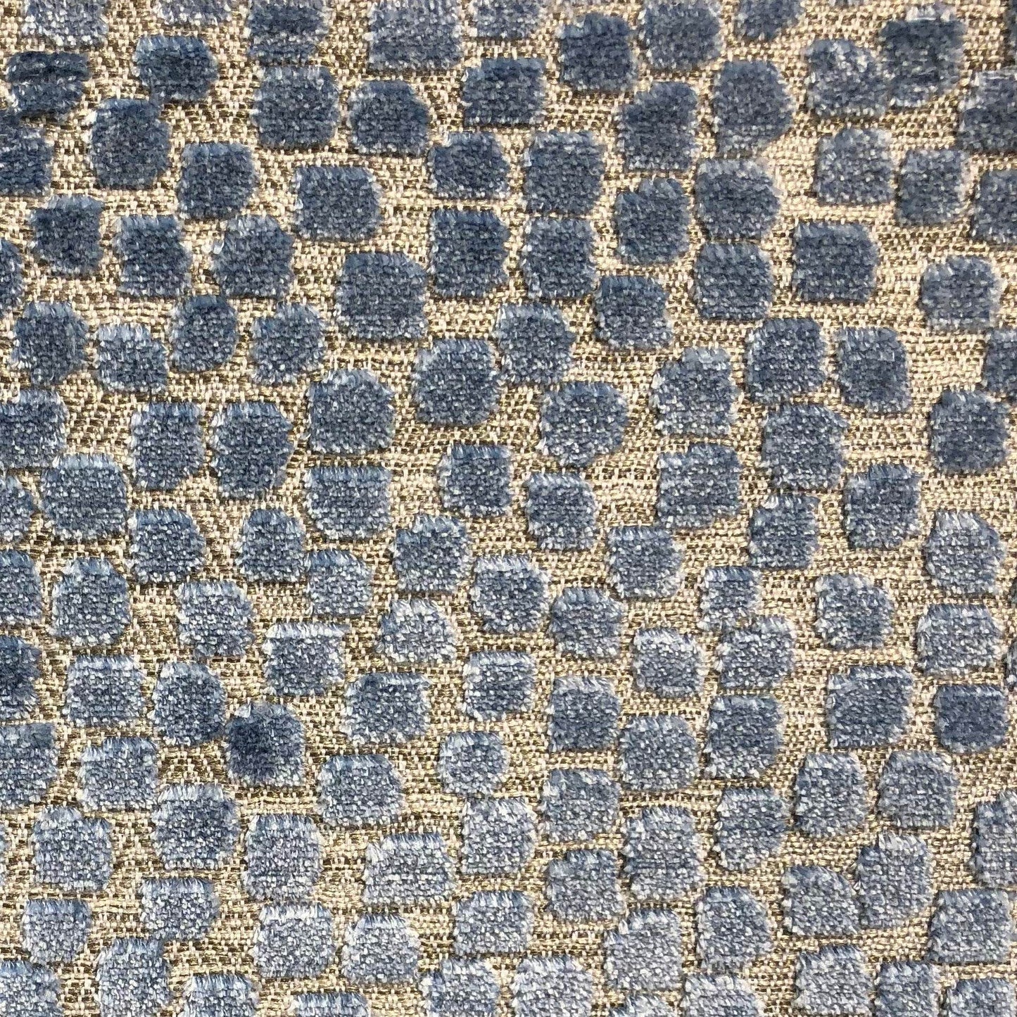 Dusky Gem Blue and Silver Luxury Throw Pillow - Plutus Brands