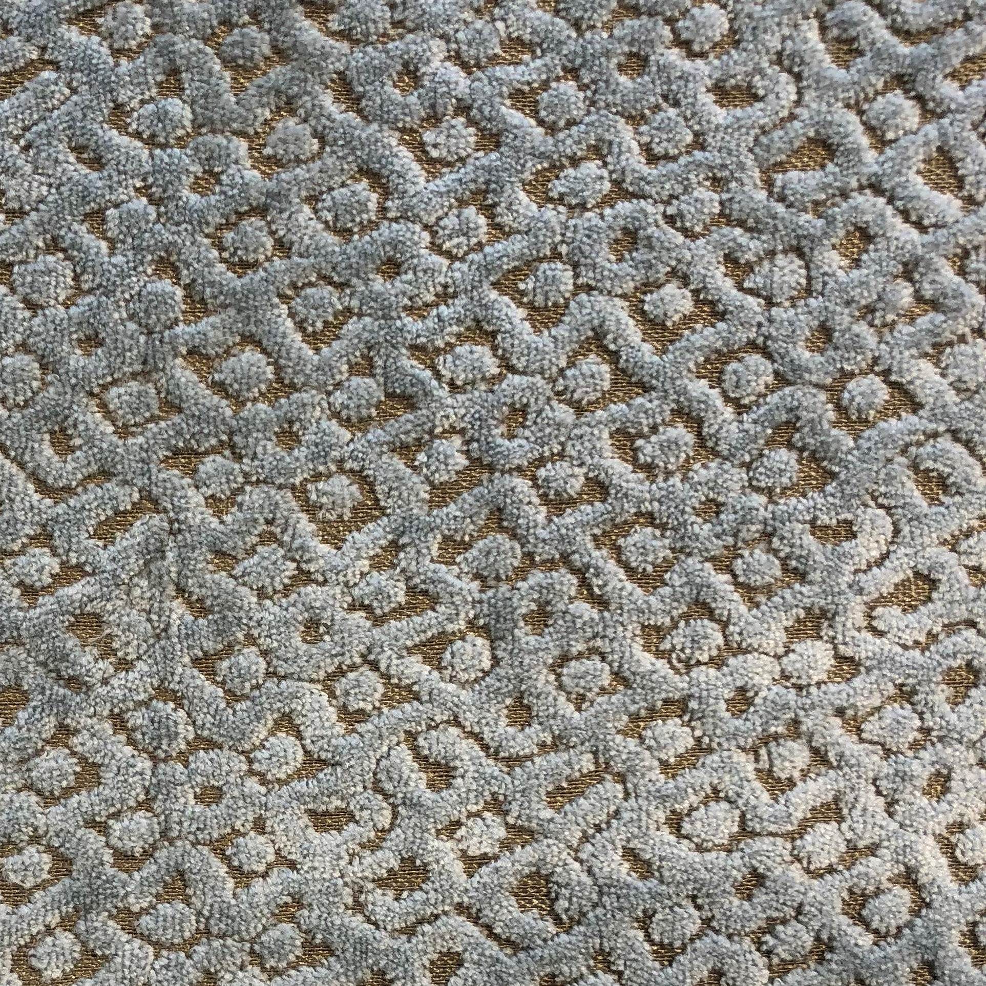 Metropolis Silver and Taupe Luxury Throw Pillow - Plutus Brands