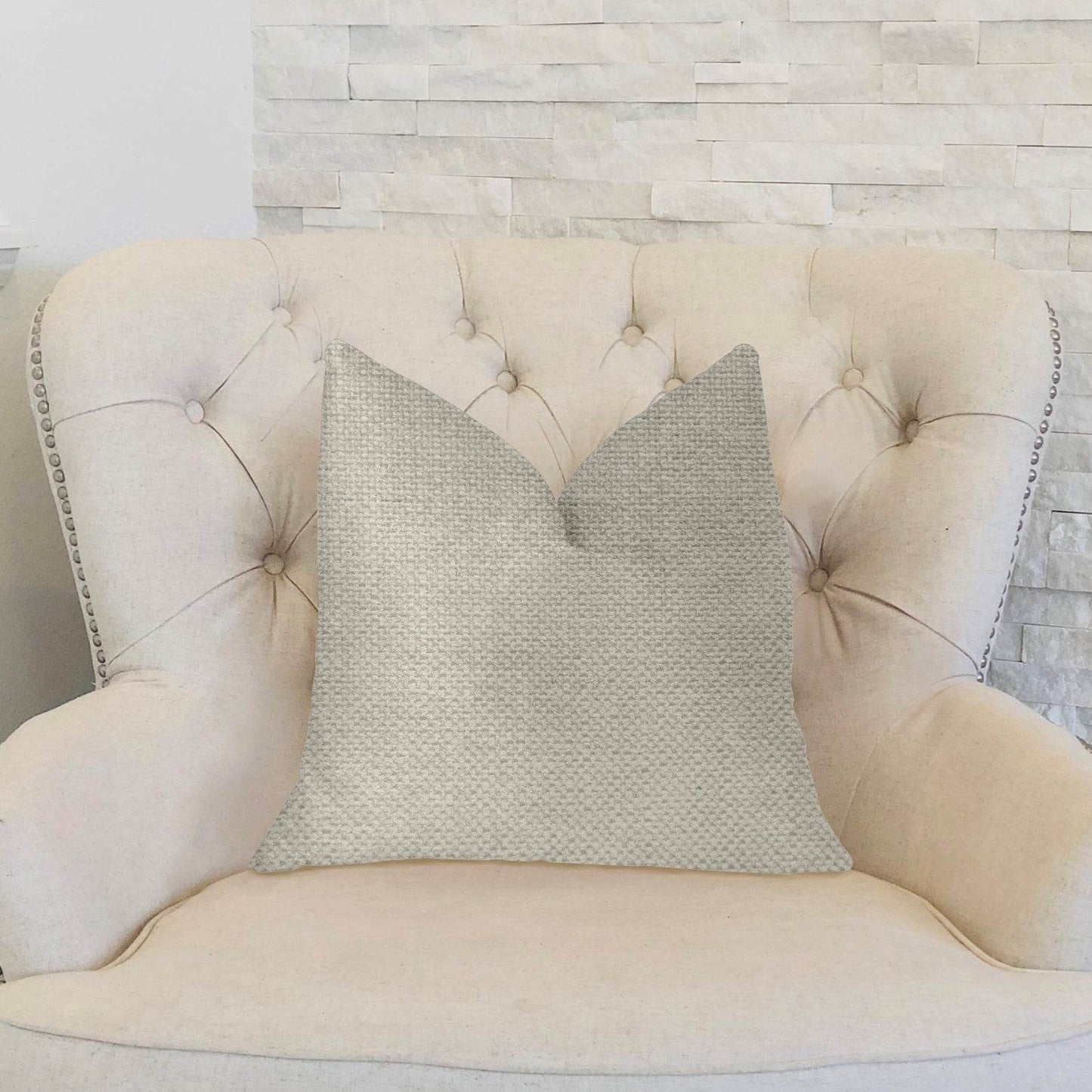 Sanctuary White Luxury Throw Pillow - Plutus Brands