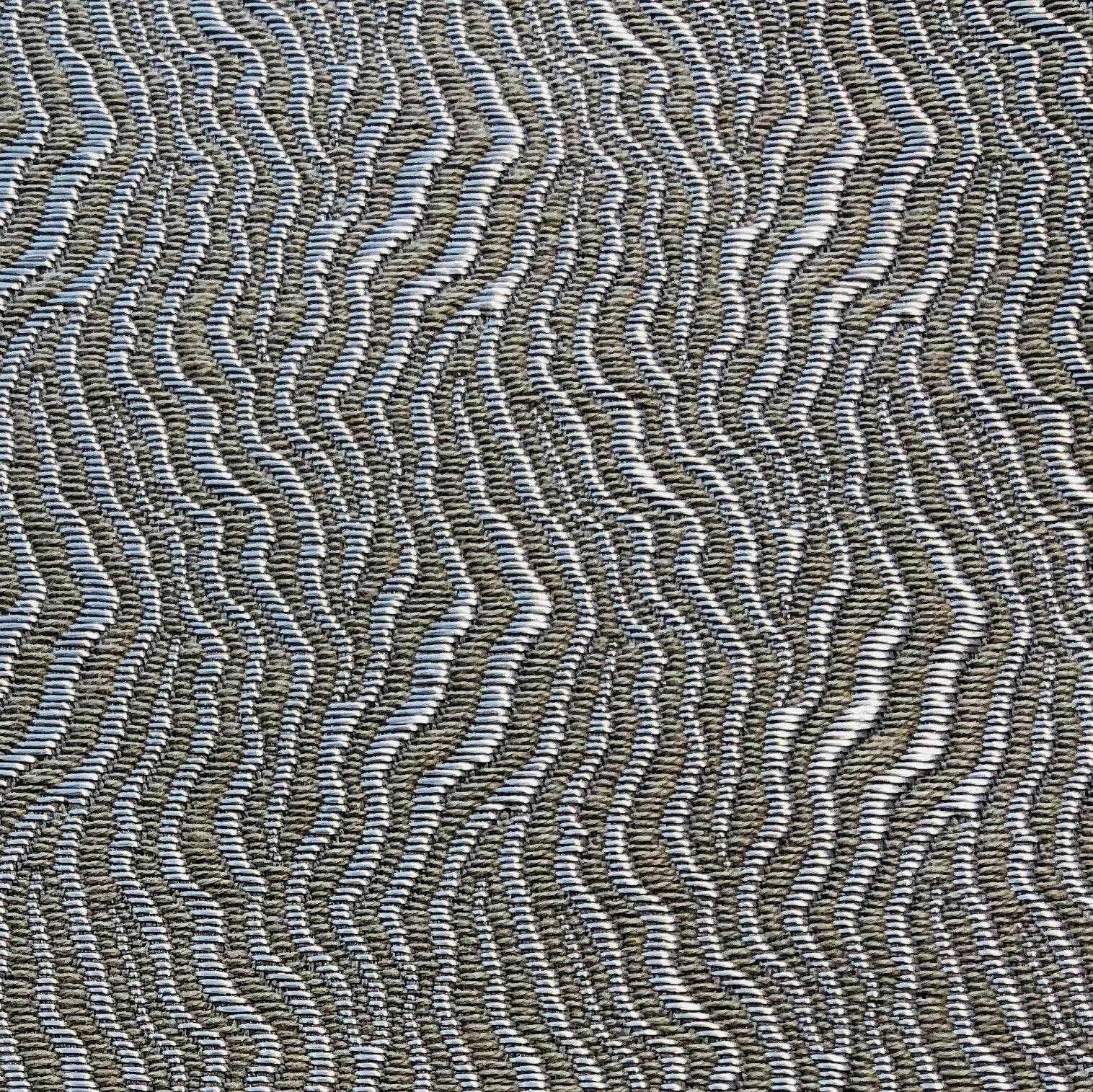 Dusky Veined Silver and Taupe Luxury Throw Pillow - Plutus Brands