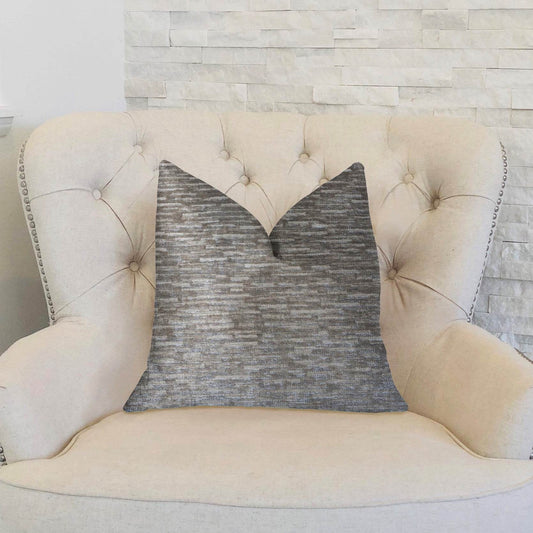 Montage Beige Luxury Throw Pillow - Plutus Brands