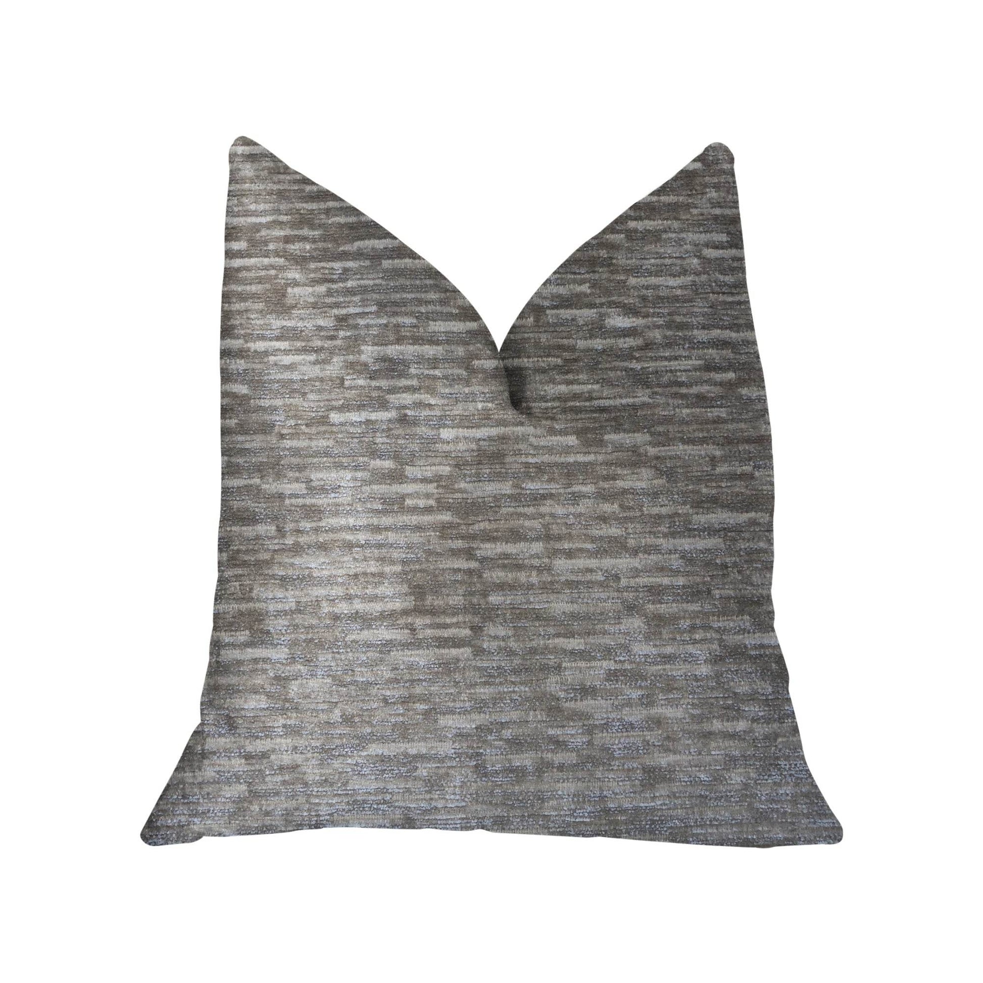 Montage Beige Luxury Throw Pillow - Plutus Brands