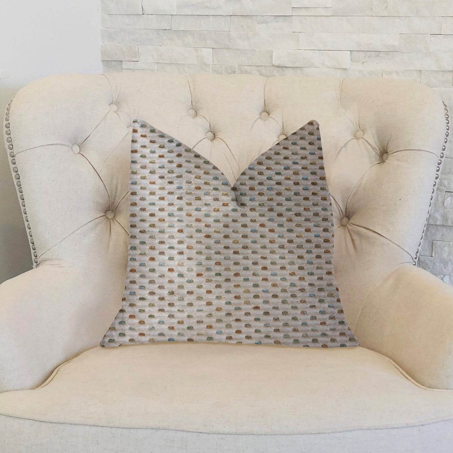 Sweet confetti Multicolor Luxury Throw Pillow - Plutus Brands