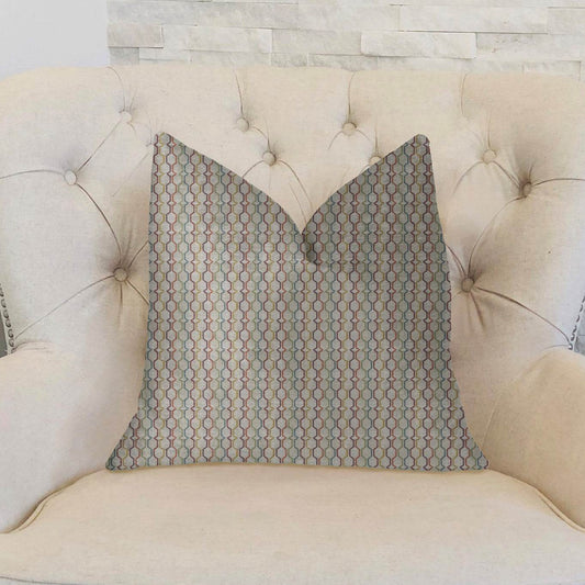 Jazzy Straw Multicolor Luxury Throw Pillow - Plutus Brands