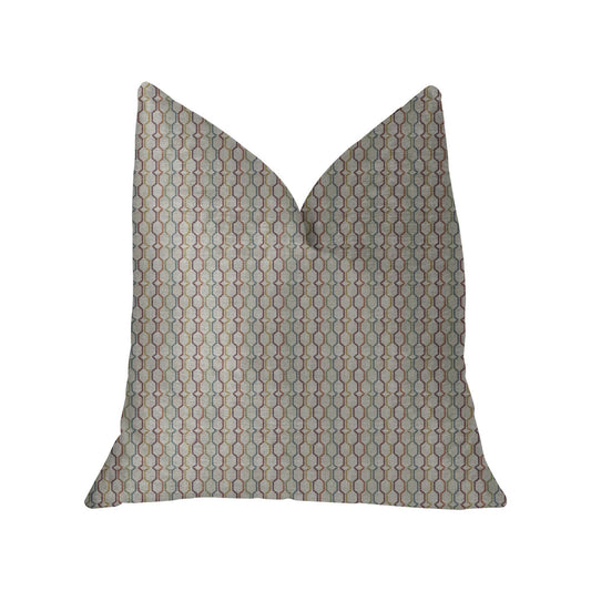 Jazzy Straw Multicolor Luxury Throw Pillow - Plutus Brands