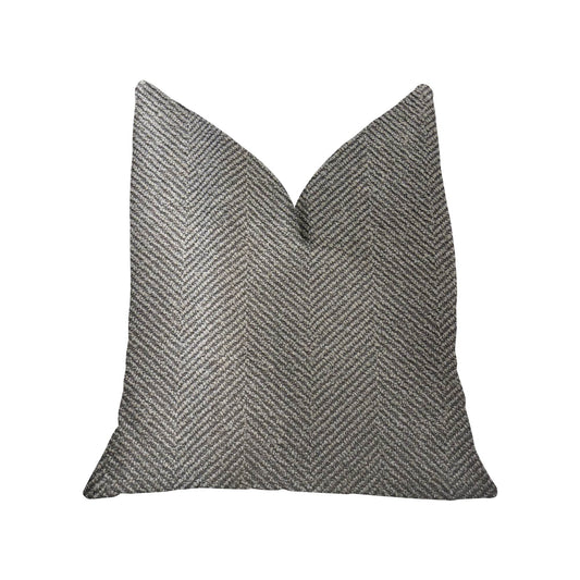 New Wave Hillside Brown Luxury Throw Pillow - Plutus Brands