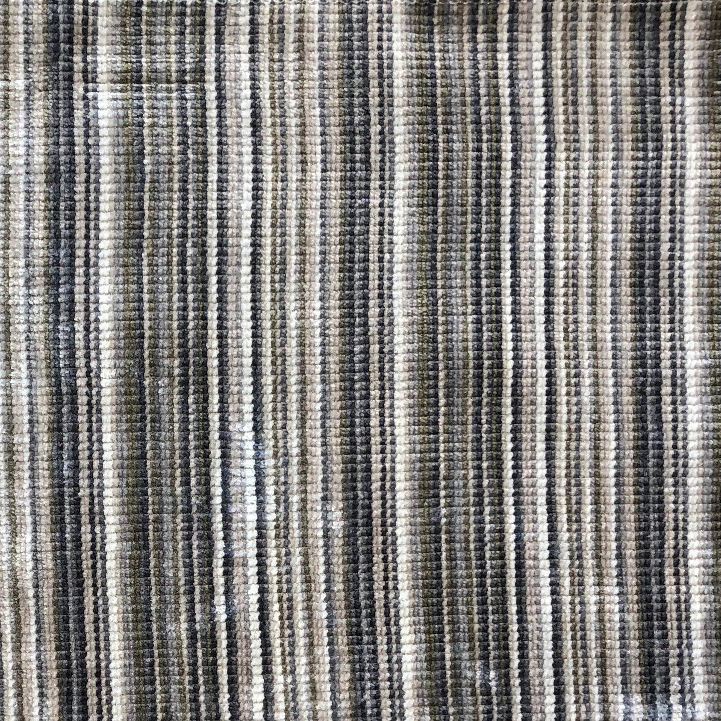 New Hampton Ivory and Blue Luxury Throw Pillow - Plutus Brands